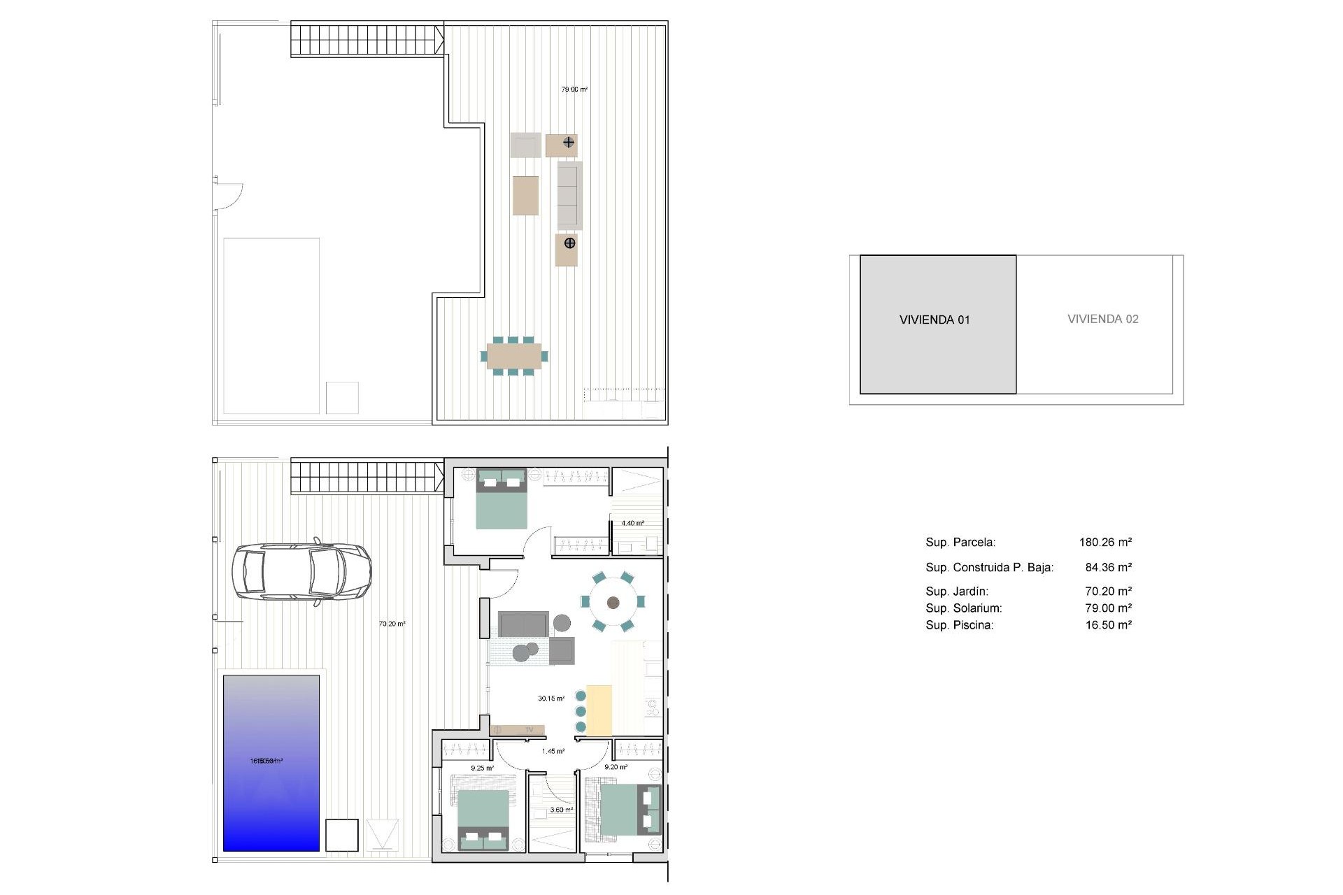 Nybygg - Quad House -
Torre Pacheco - pueblo