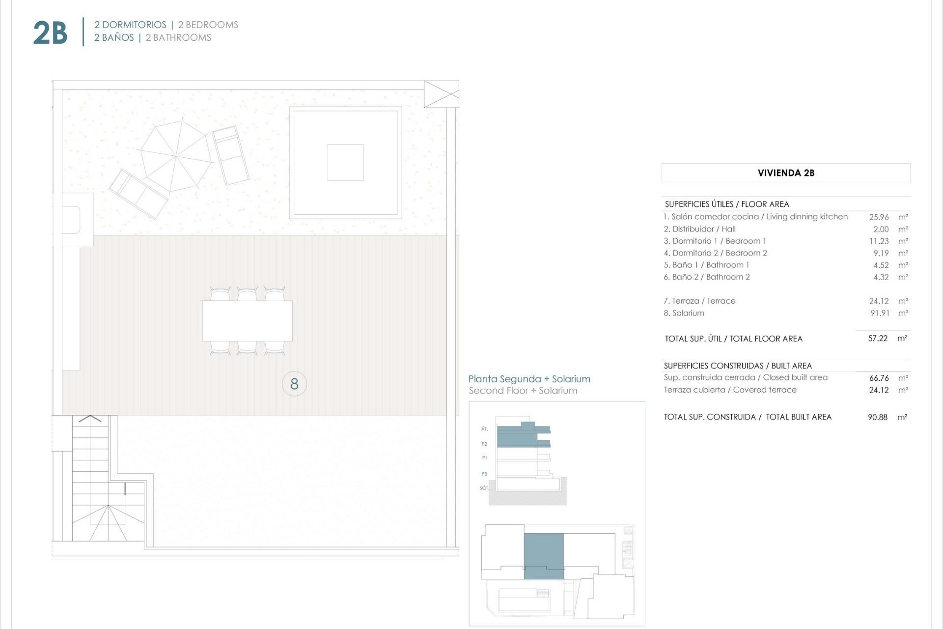 Nybygg - Toppleilighet -
Benijofar - Pueblo
