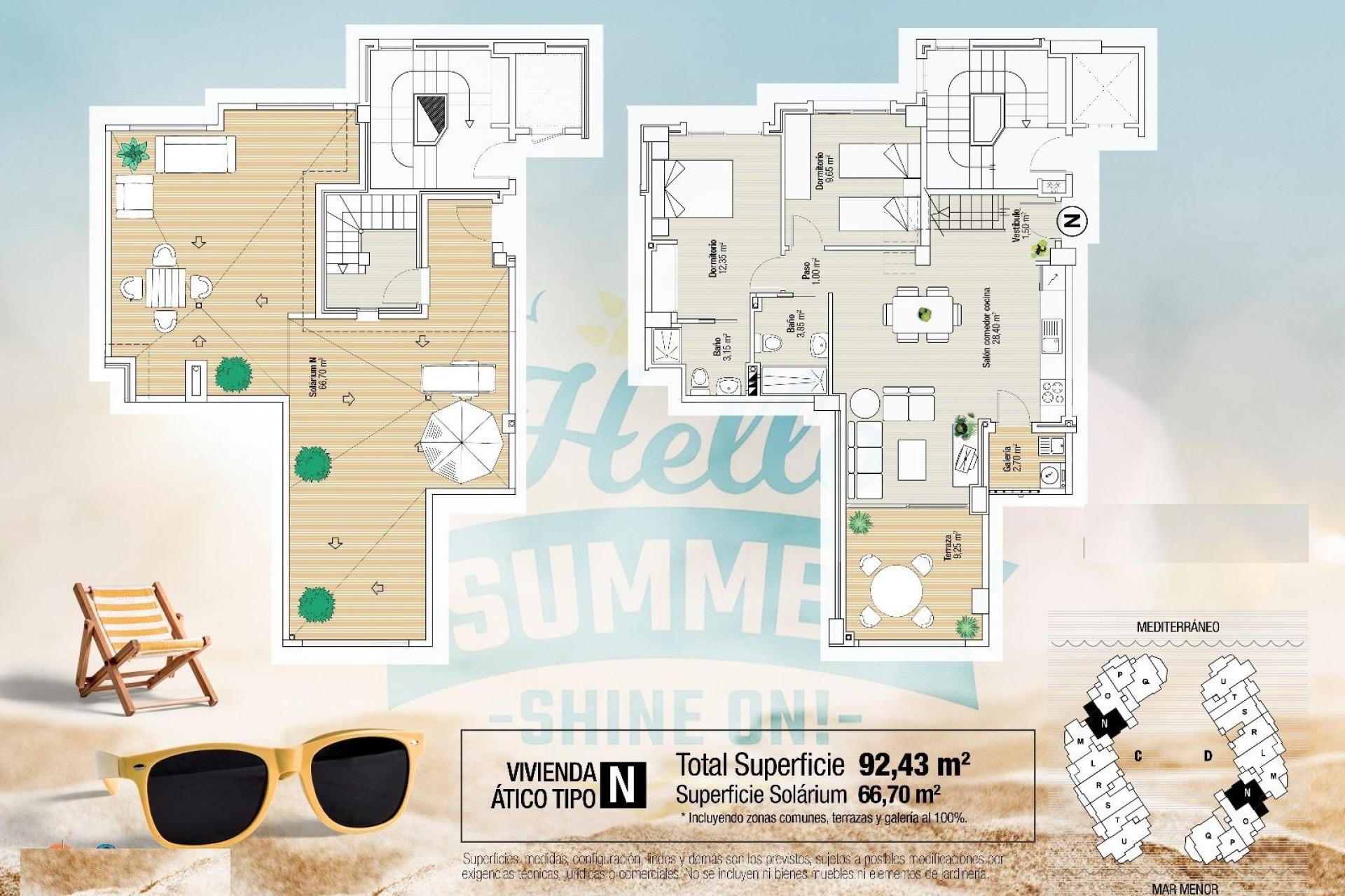 Nybygg - Toppleilighet -
La Manga del Mar Menor - La Manga