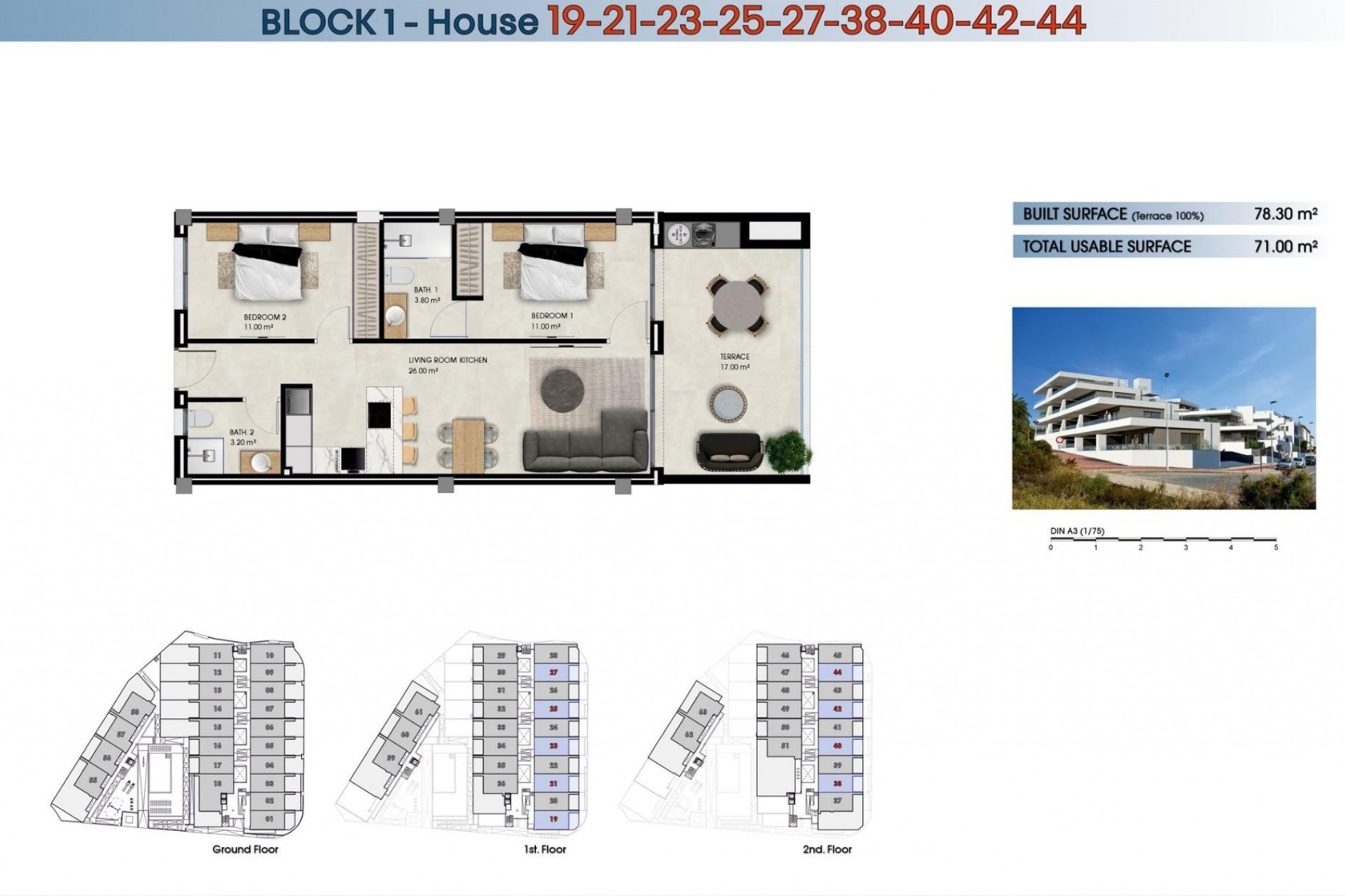 Nybygg - Toppleilighet -
La Marina - La Marina del Pinet