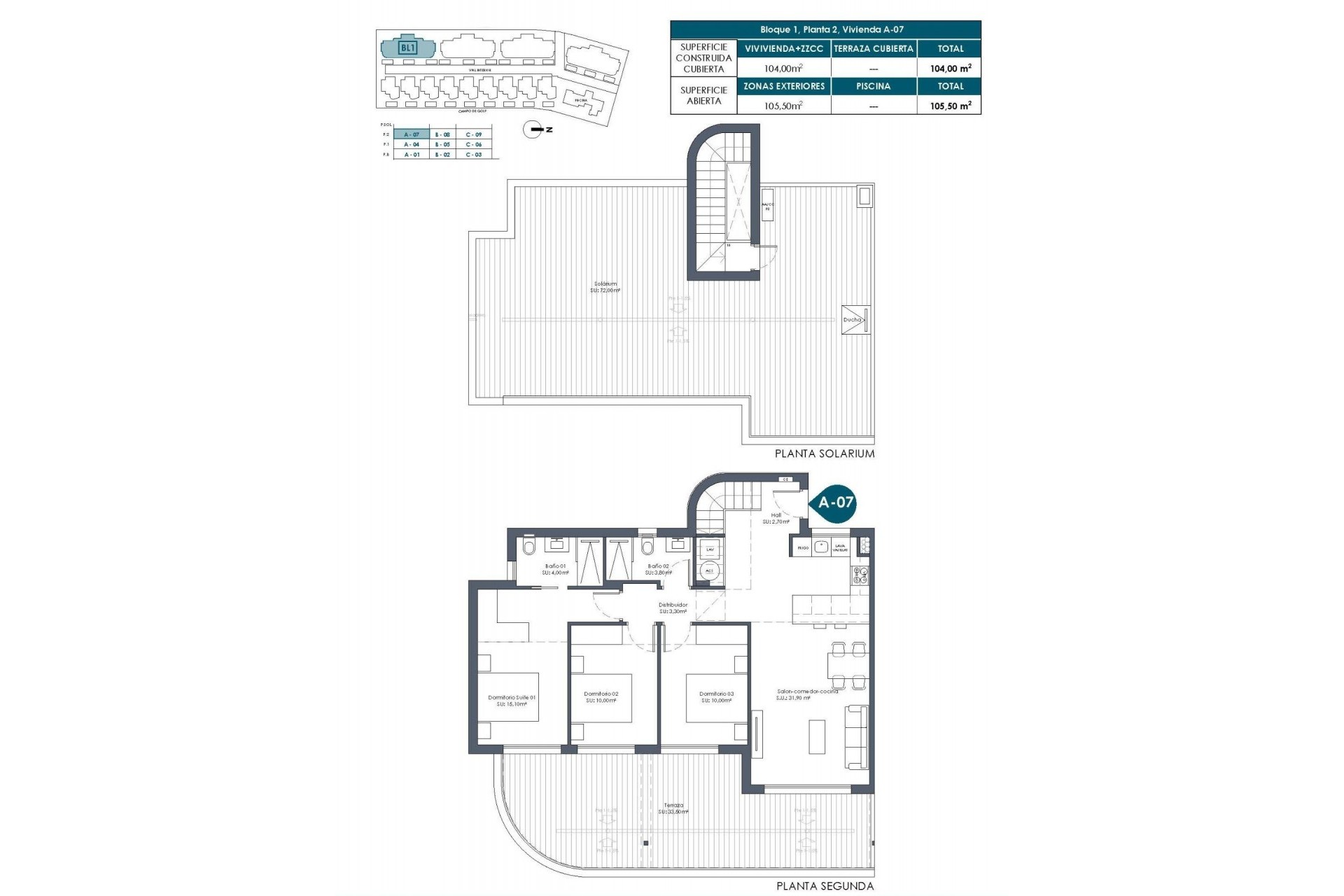 Nybygg - Toppleilighet -
Los Alcazares - Serena Golf