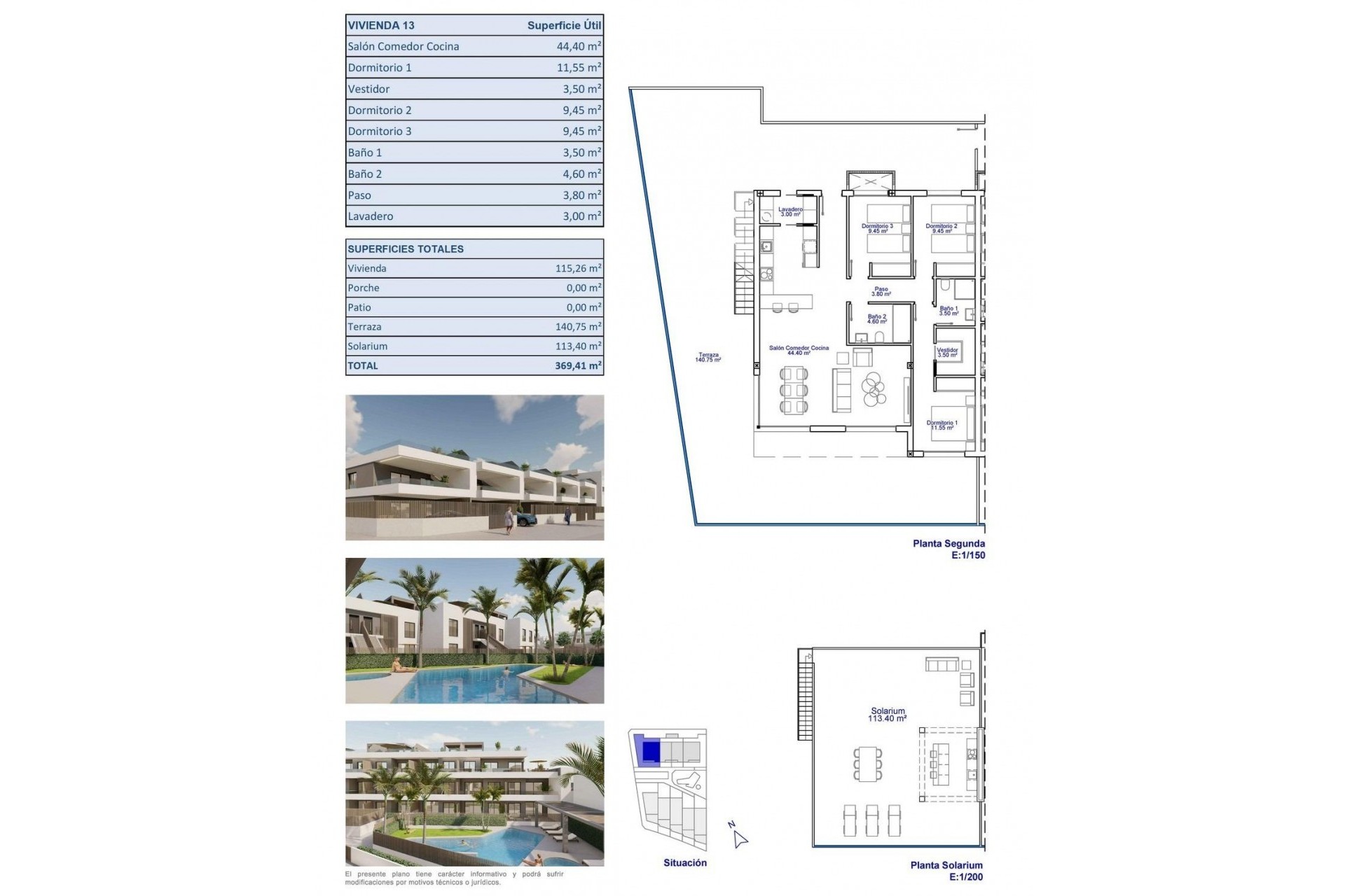 Nybygg - Toppleilighet -
Pilar de la Horadada - pueblo