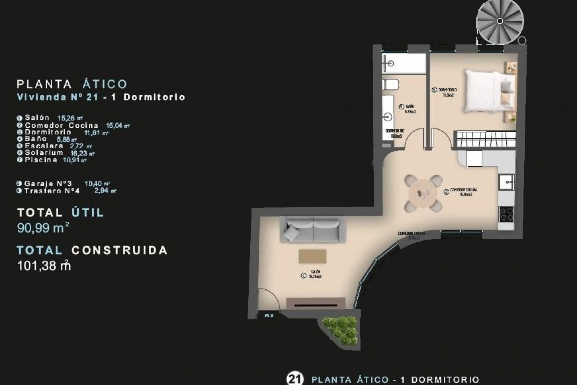 Nybygg - Toppleilighet -
Torrevieja - Centro