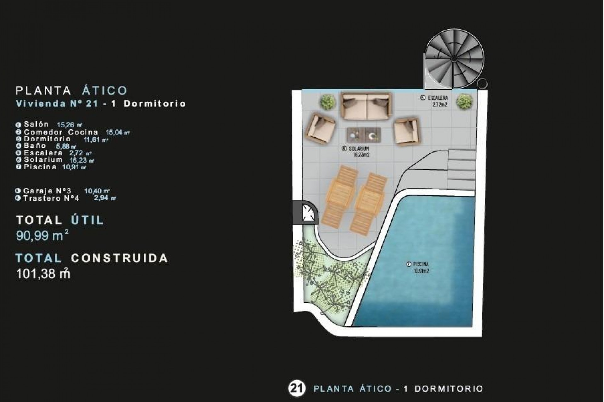 Nybygg - Toppleilighet -
Torrevieja - Centro