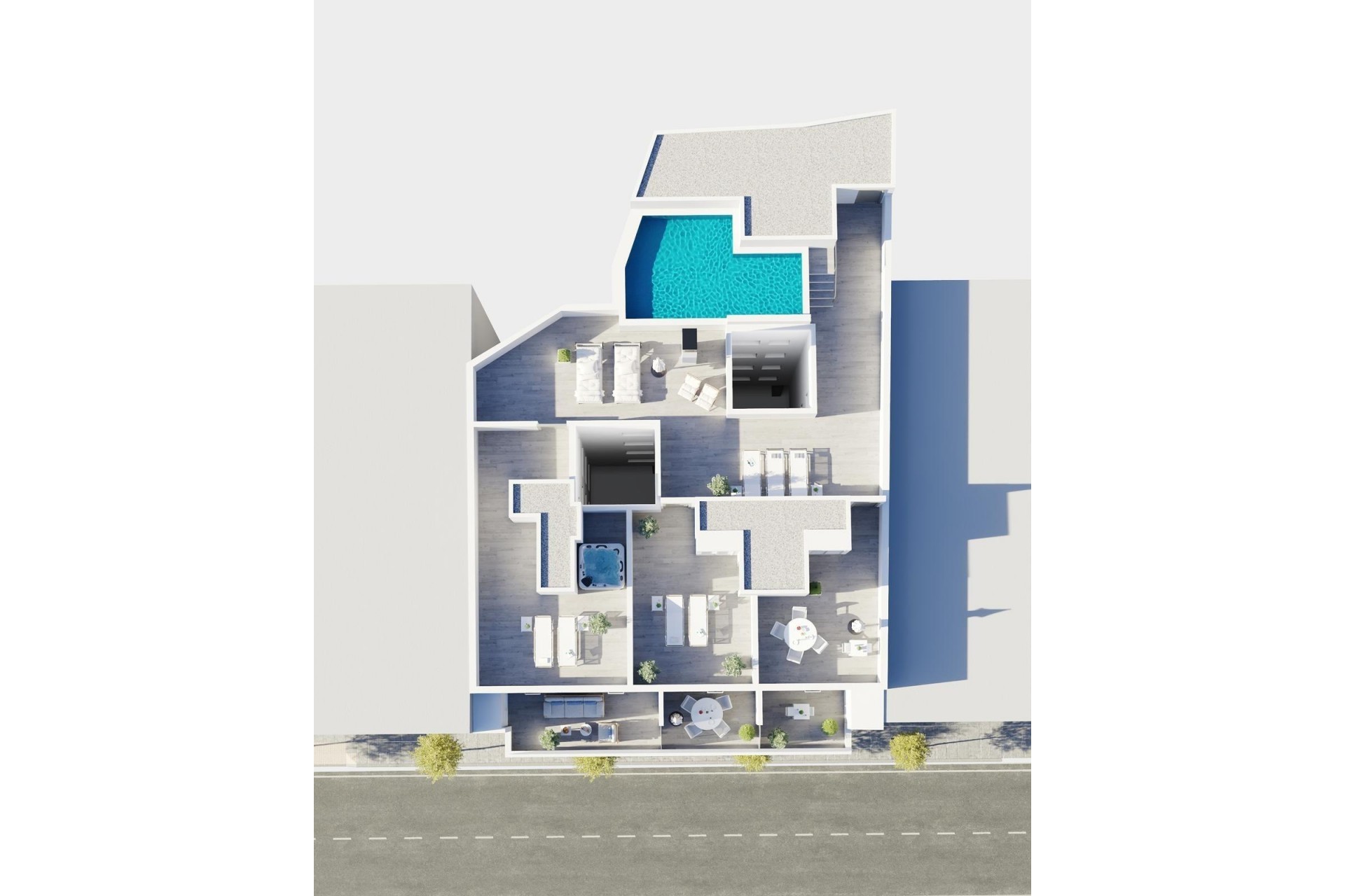 Nybygg - Toppleilighet -
Torrevieja - Centro