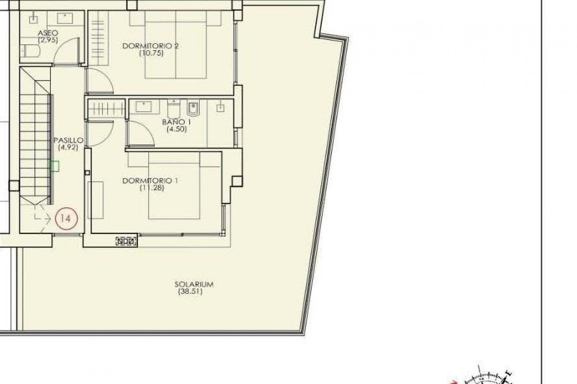 Nybygg - Toppleilighet -
Torrevieja - Playa del Cura