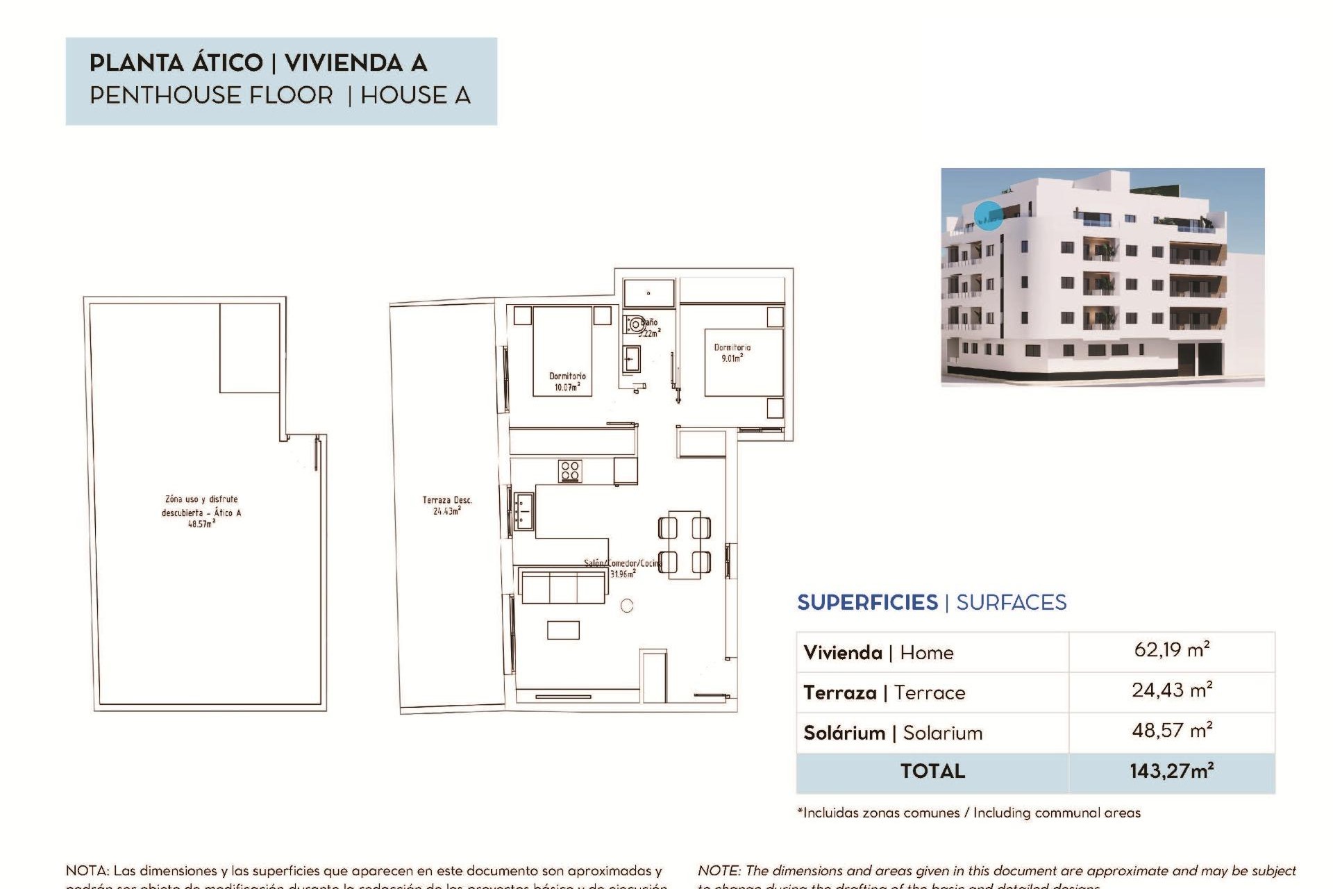 Nybygg - Toppleilighet -
Torrevieja - pueblo