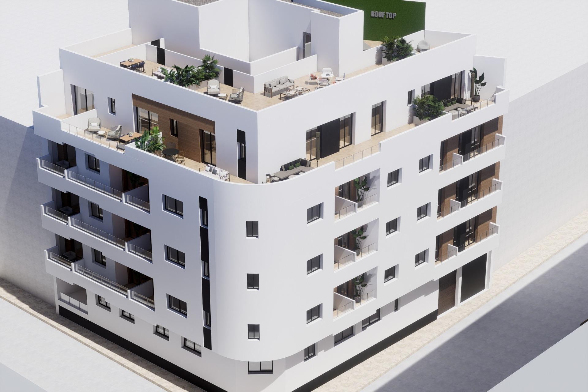 Nybygg - Toppleilighet -
Torrevieja - pueblo