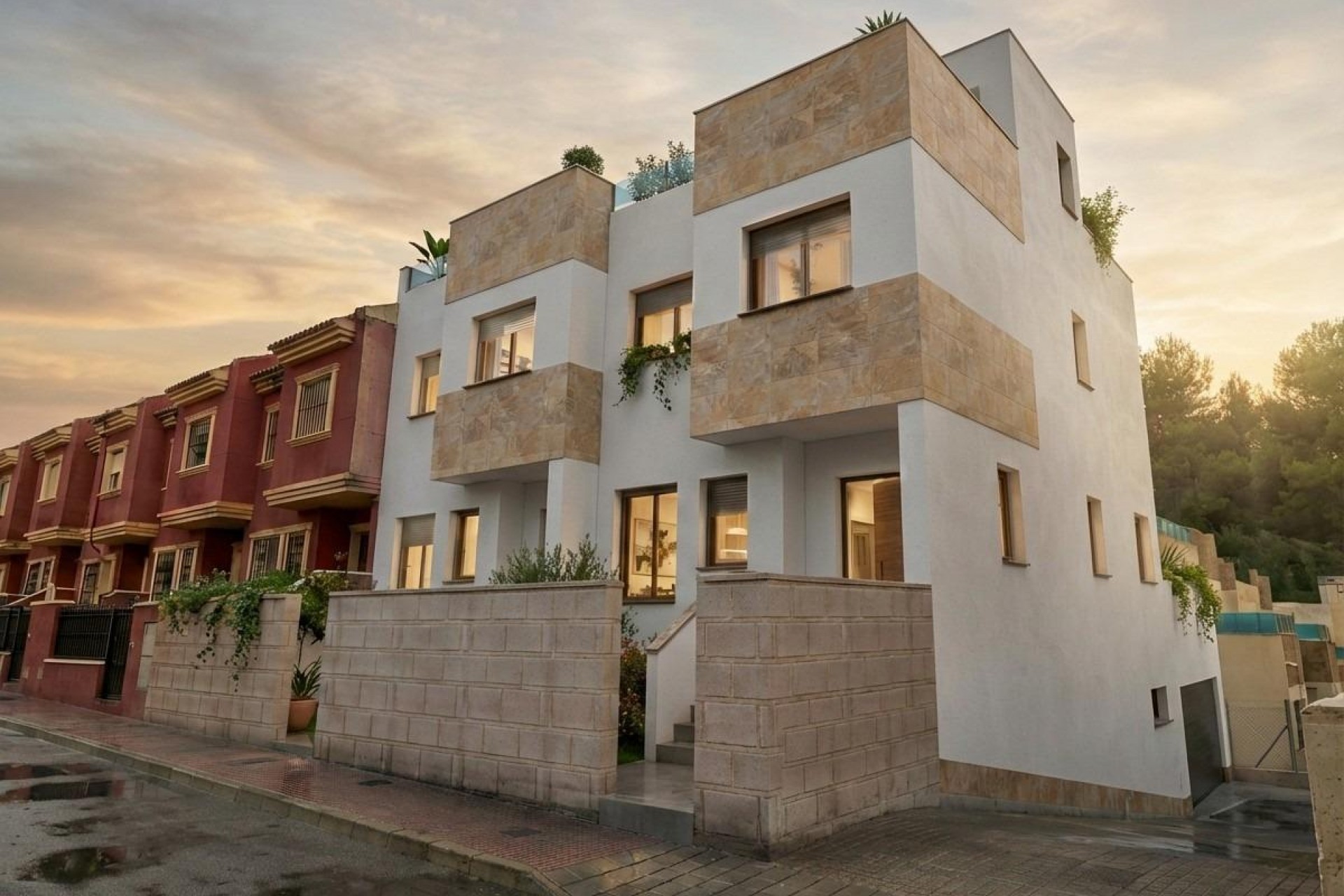 Nybygg - Town House -
Bigastro - pueblo