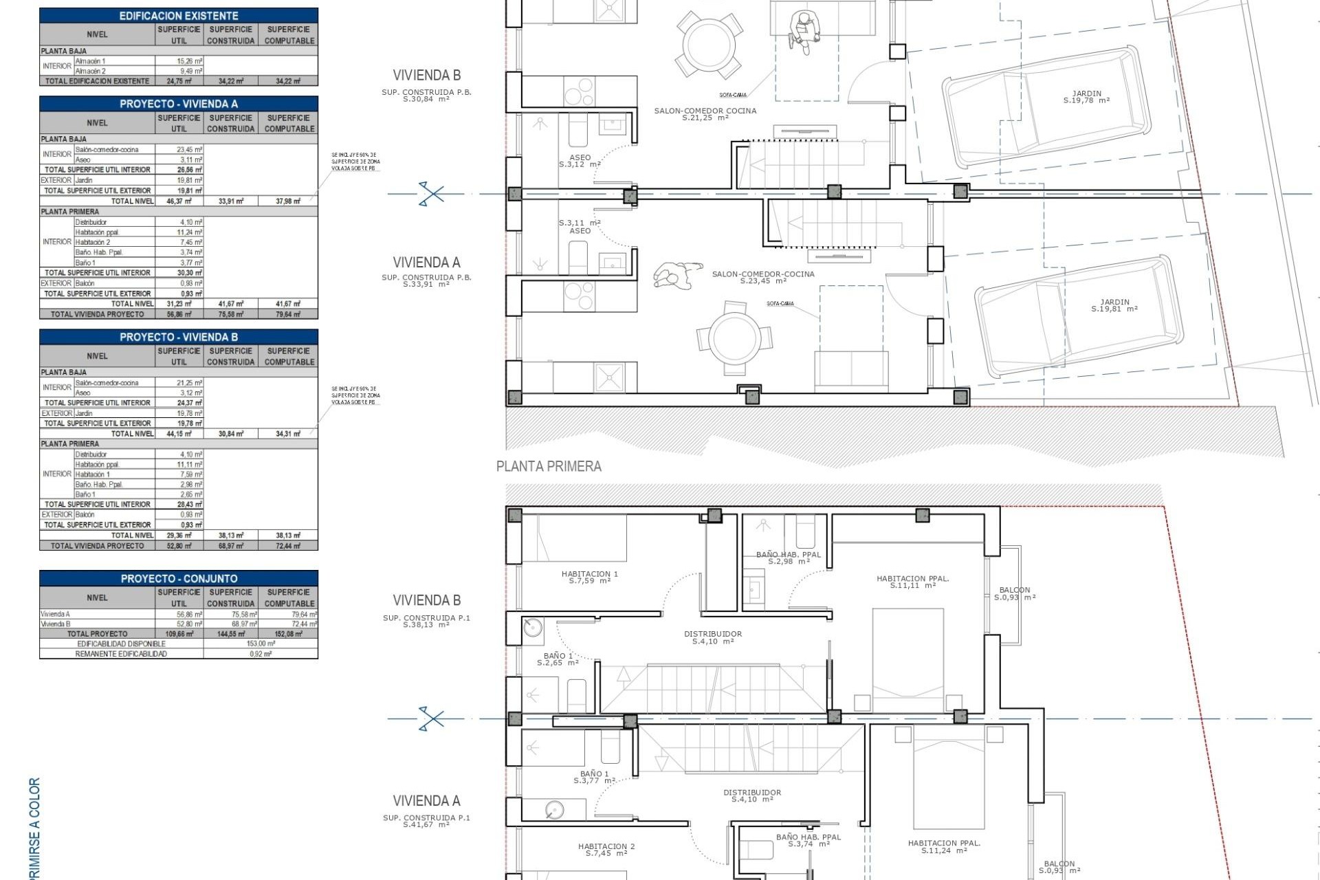 Nybygg - Town House -
Cartagena - La Azohía
