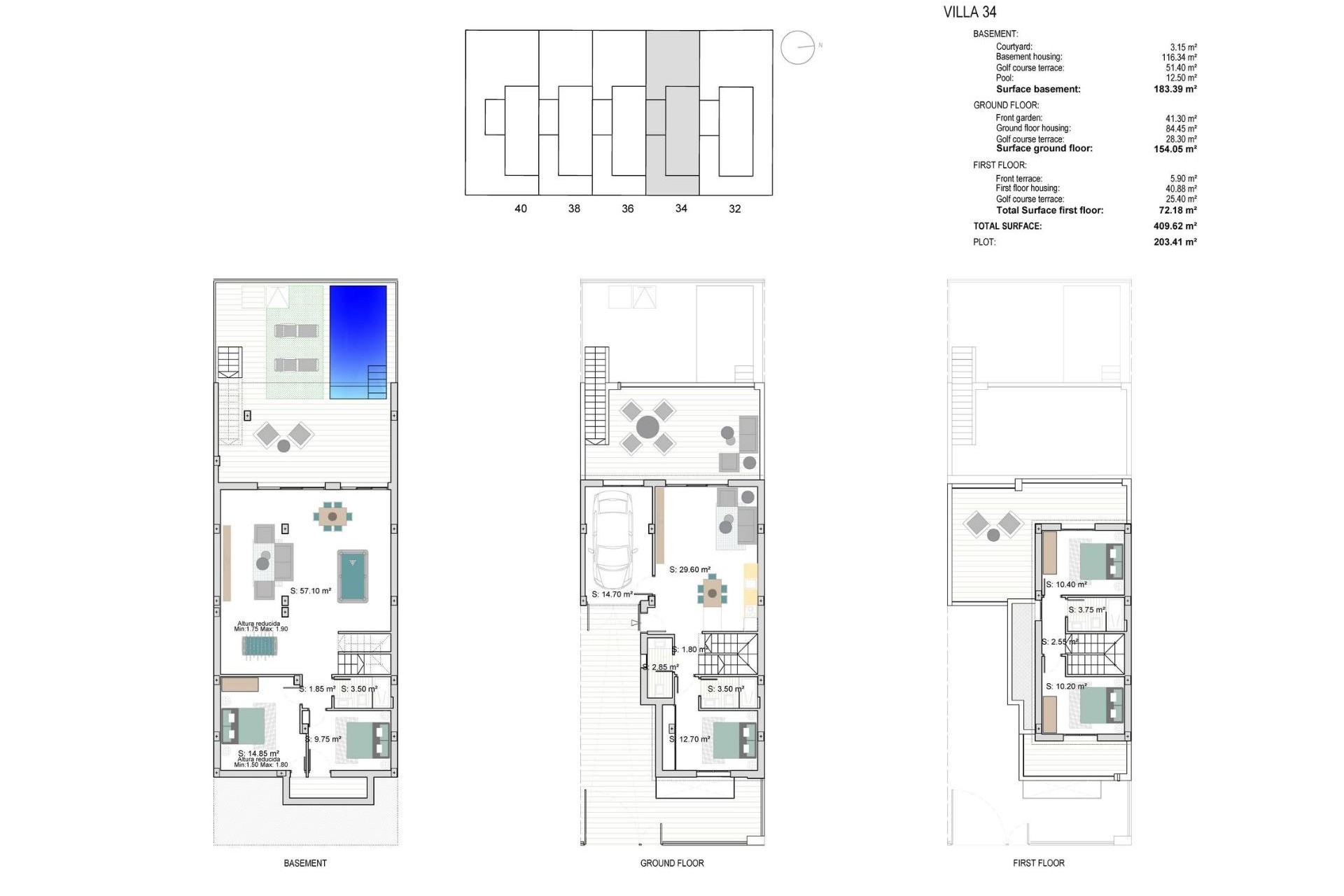 Nybygg - Town House -
Los Alcazares - Serena Golf