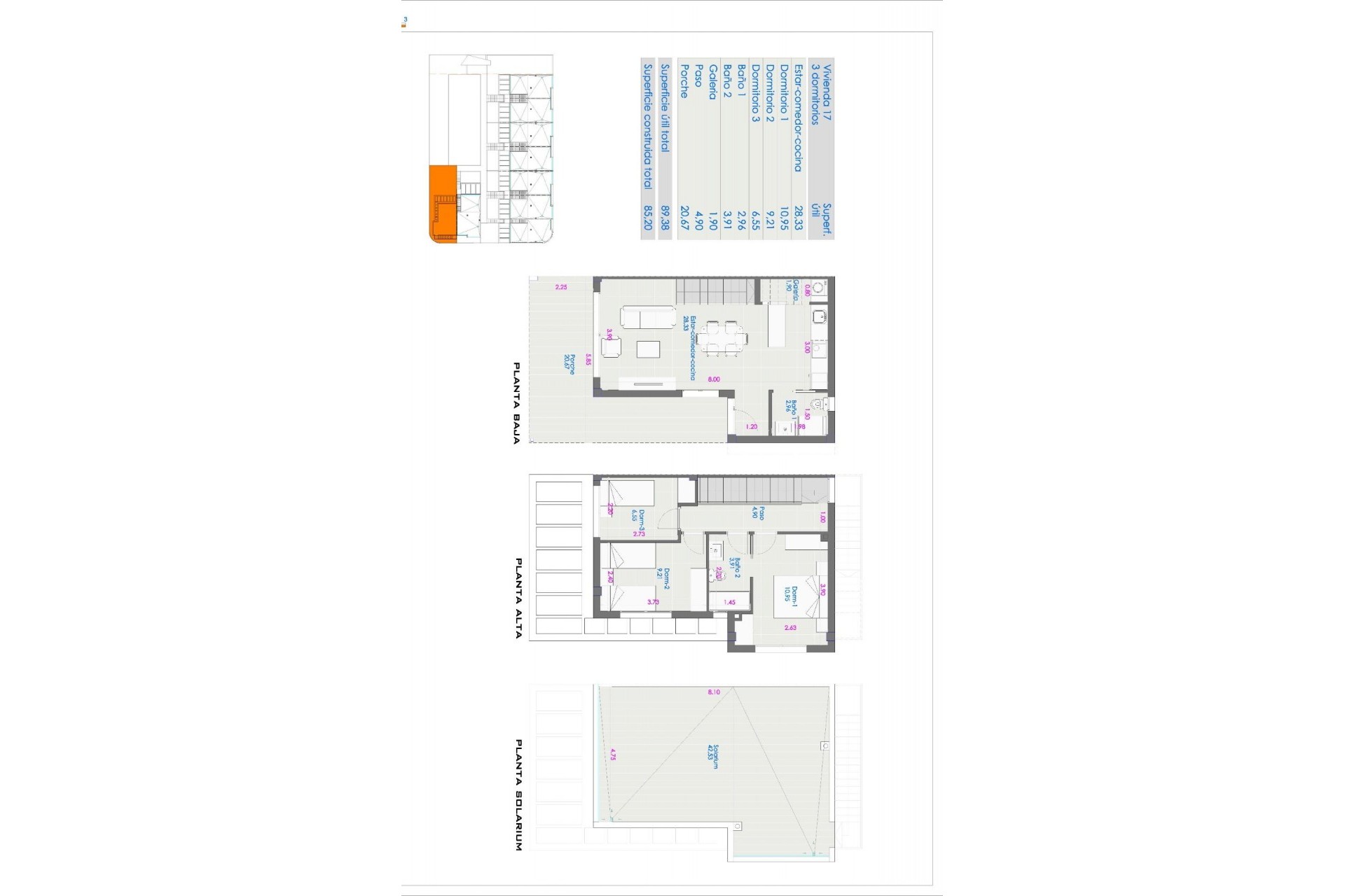 Nybygg - Town House -
Orihuela Costa - Entre golf