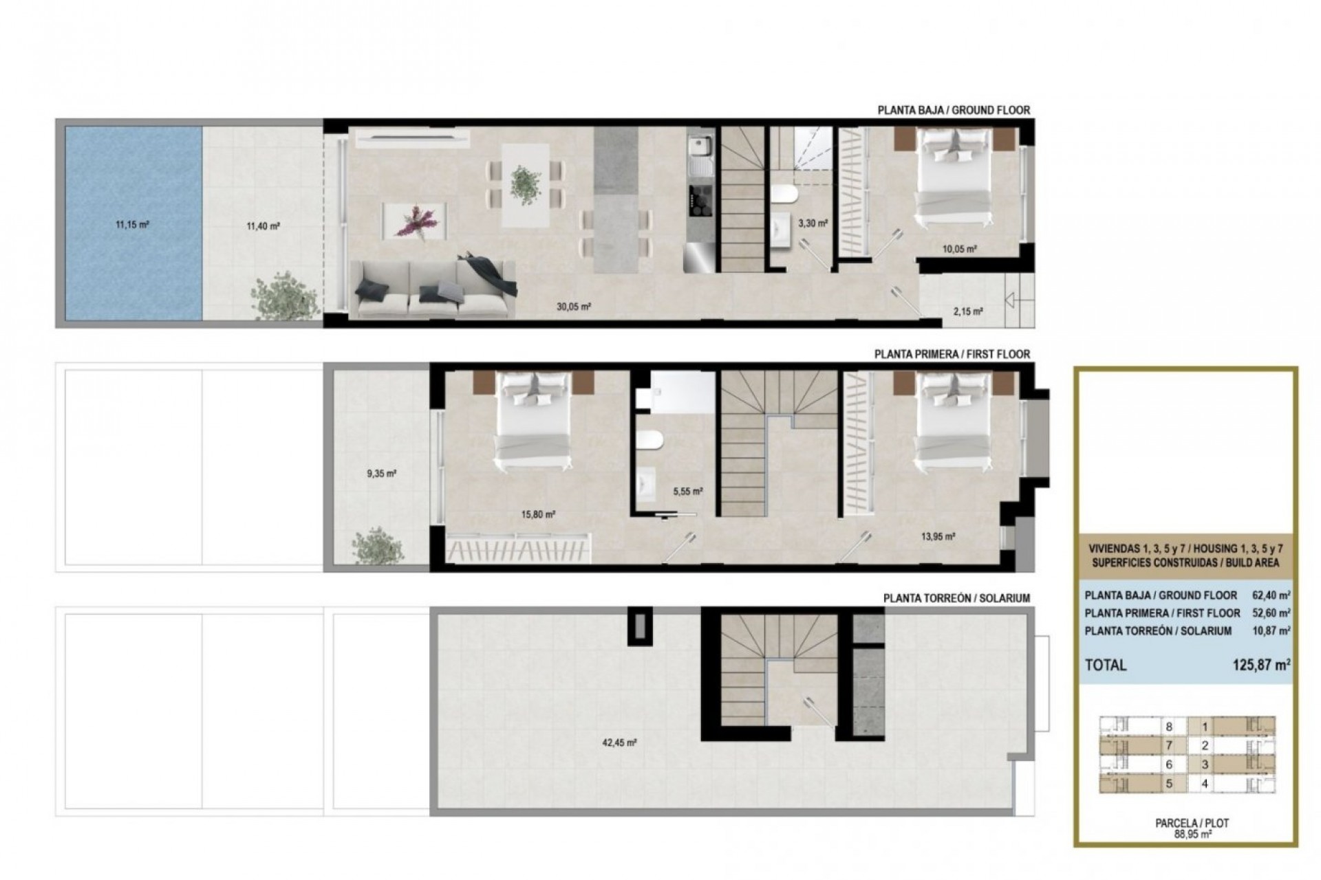 Nybygg - Town House -
San Javier - pueblo