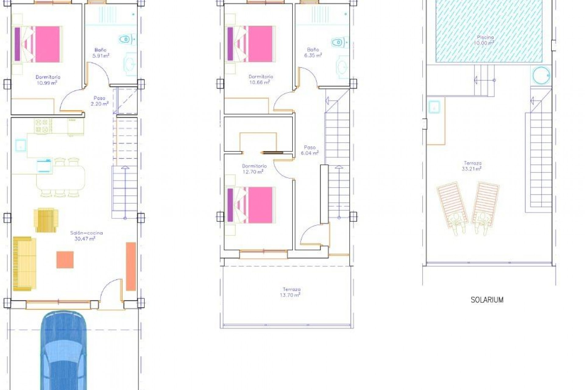 Nybygg - Town House -
San Pedro del Pinatar - Pueblo