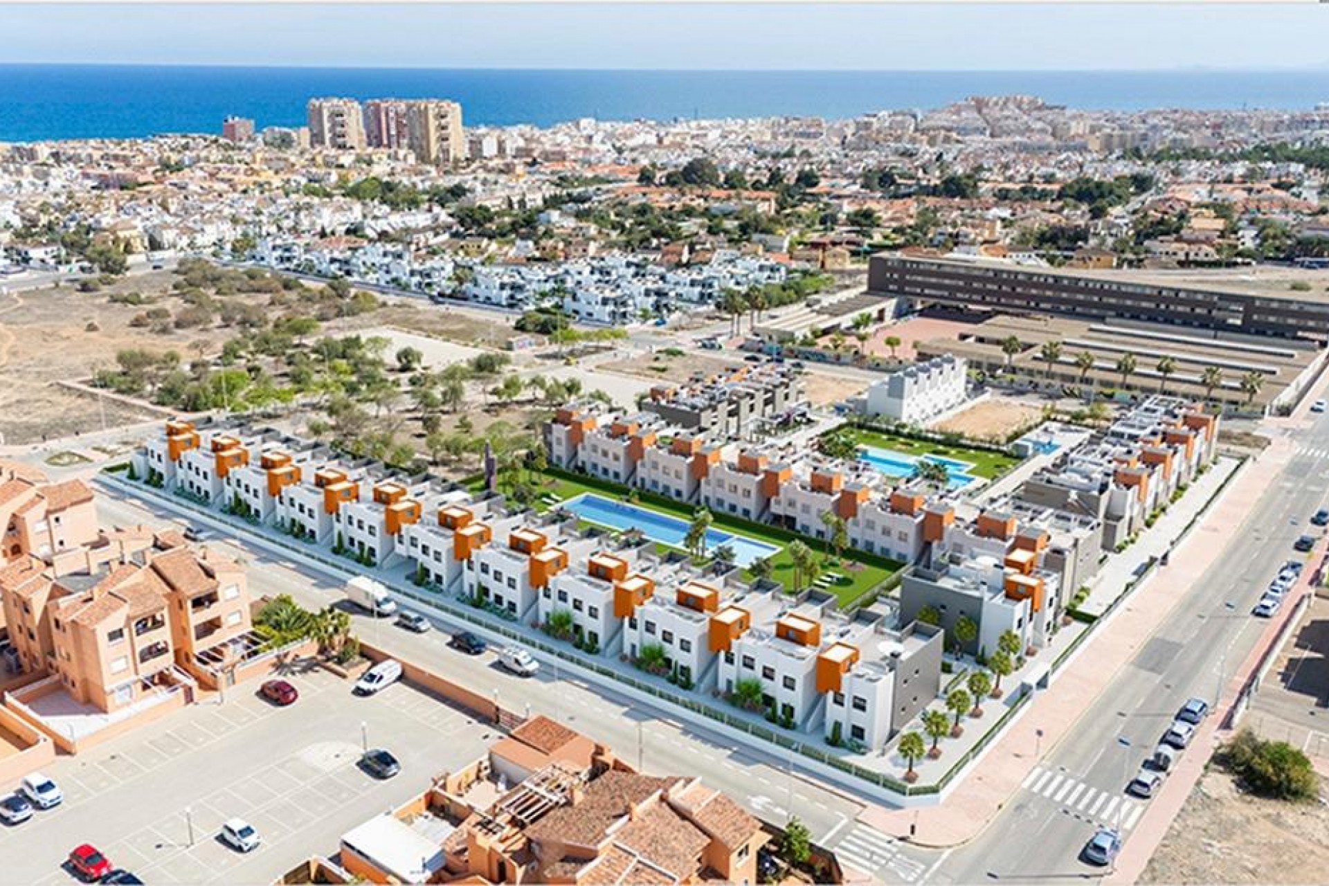 Nybygg - Town House -
Torrevieja - aguas nuevas