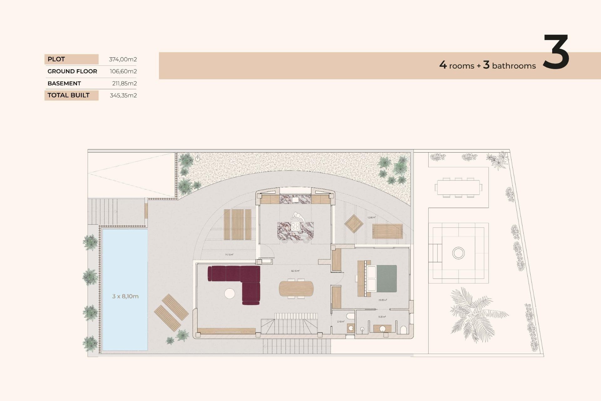 Nybygg - Villa -
Algorfa - La Finca Golf