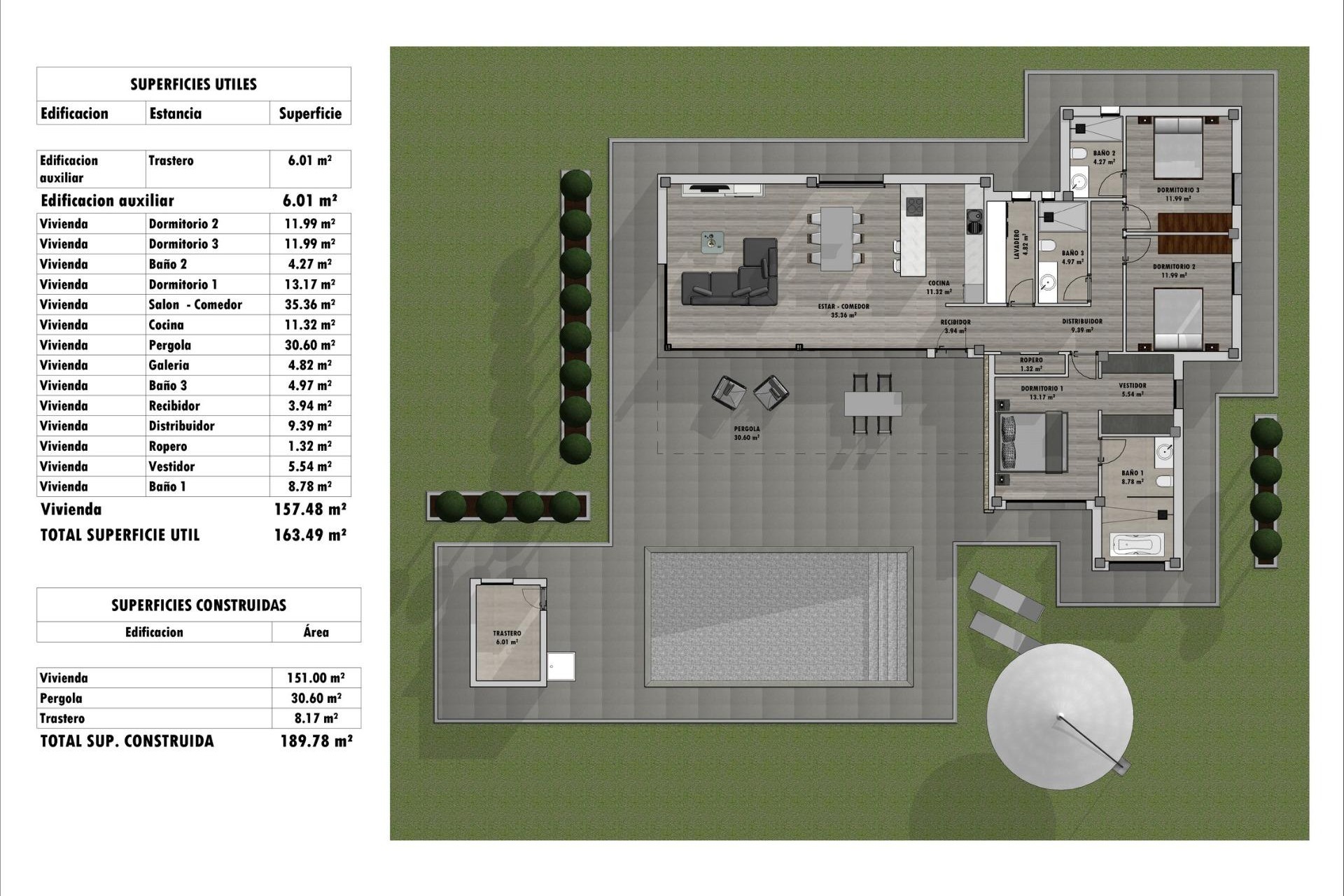 Nybygg - Villa -
Aspe - Poligono 19