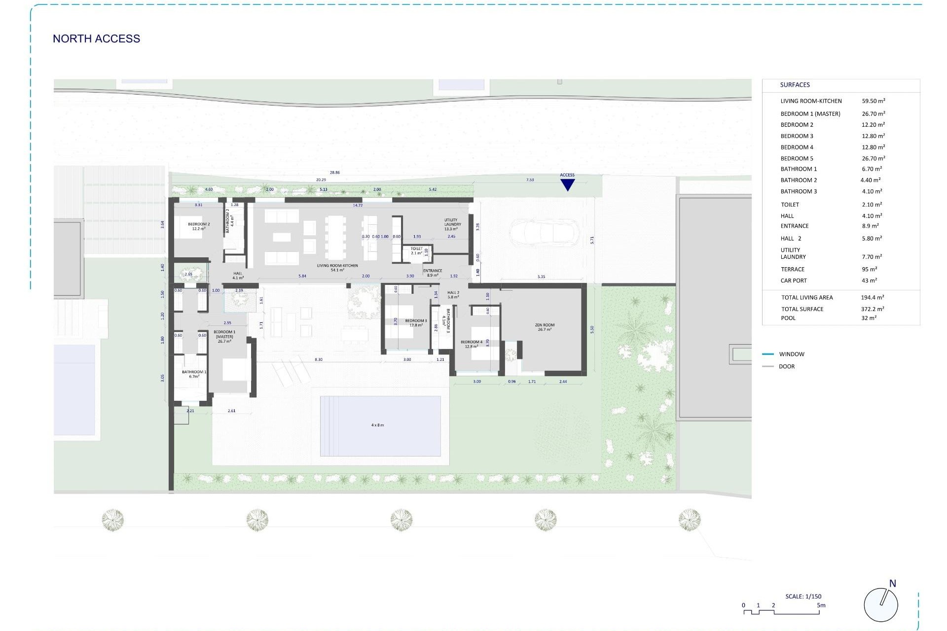 Nybygg - Villa -
Banos y Mendigo - Altaona Golf