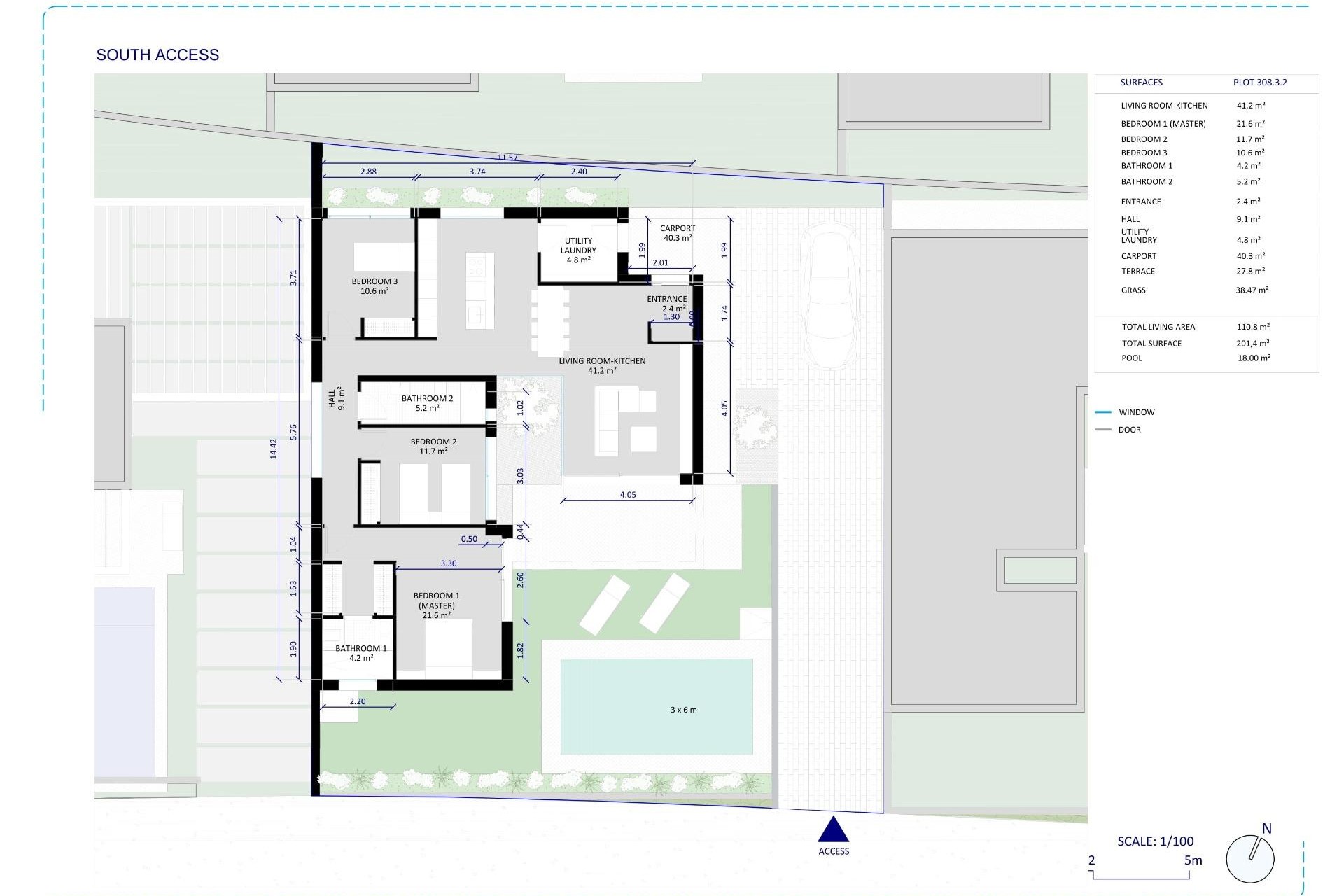 Nybygg - Villa -
Banos y Mendigo - Altaona Golf