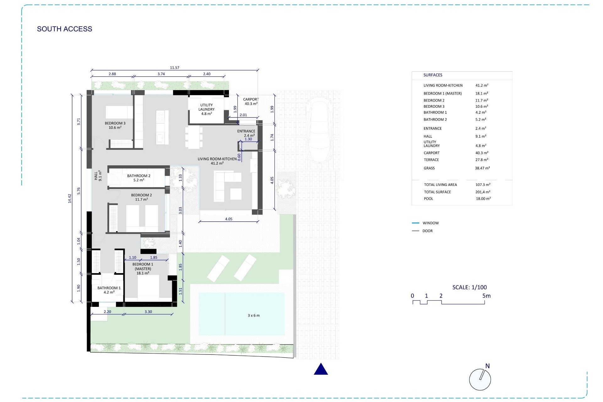 Nybygg - Villa -
Banos y Mendigo - Altaona Golf