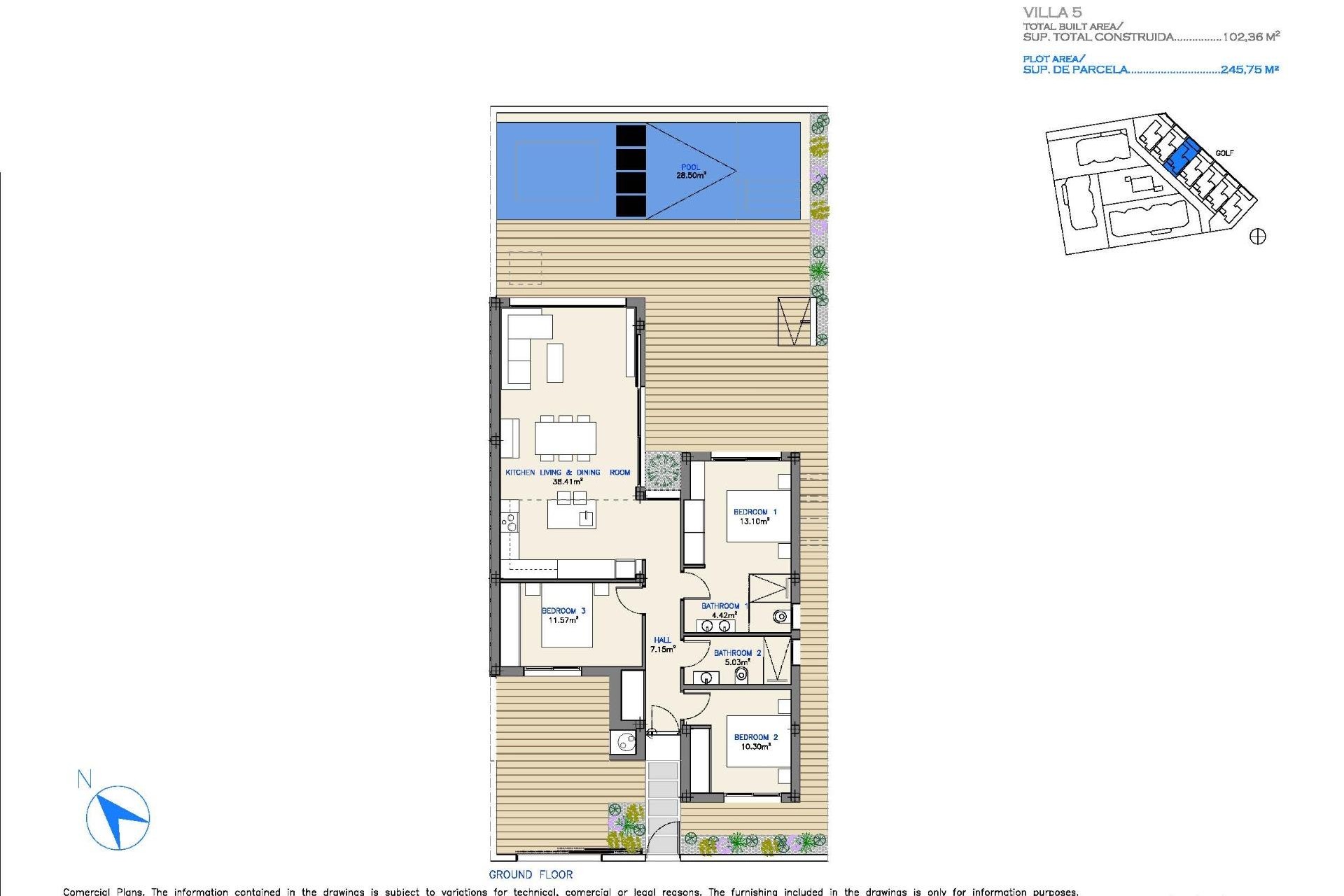 Nybygg - Villa -
Los Alcazares - Serena Golf