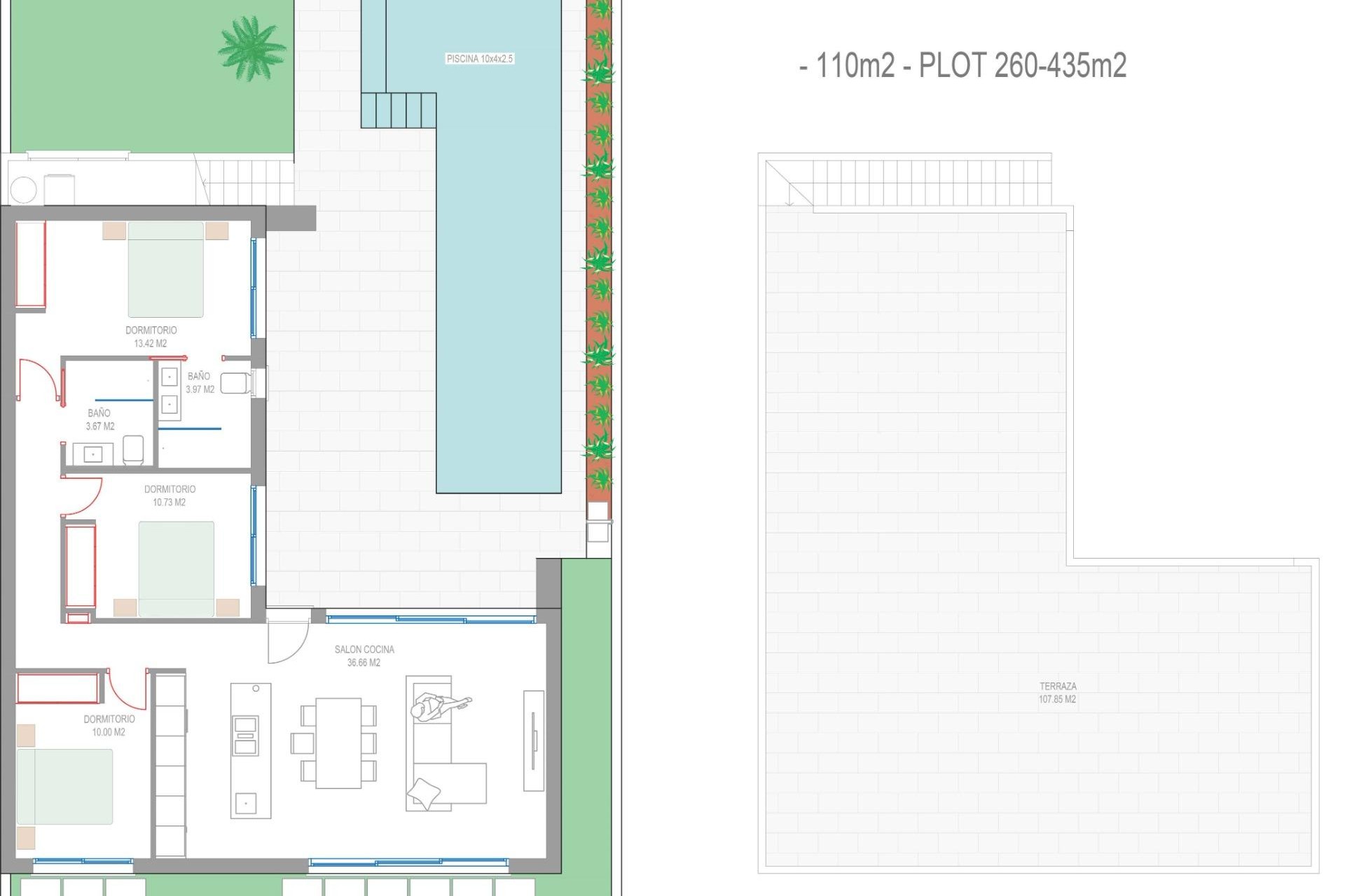 Nybygg - Villa -
San Javier - Parque del doce