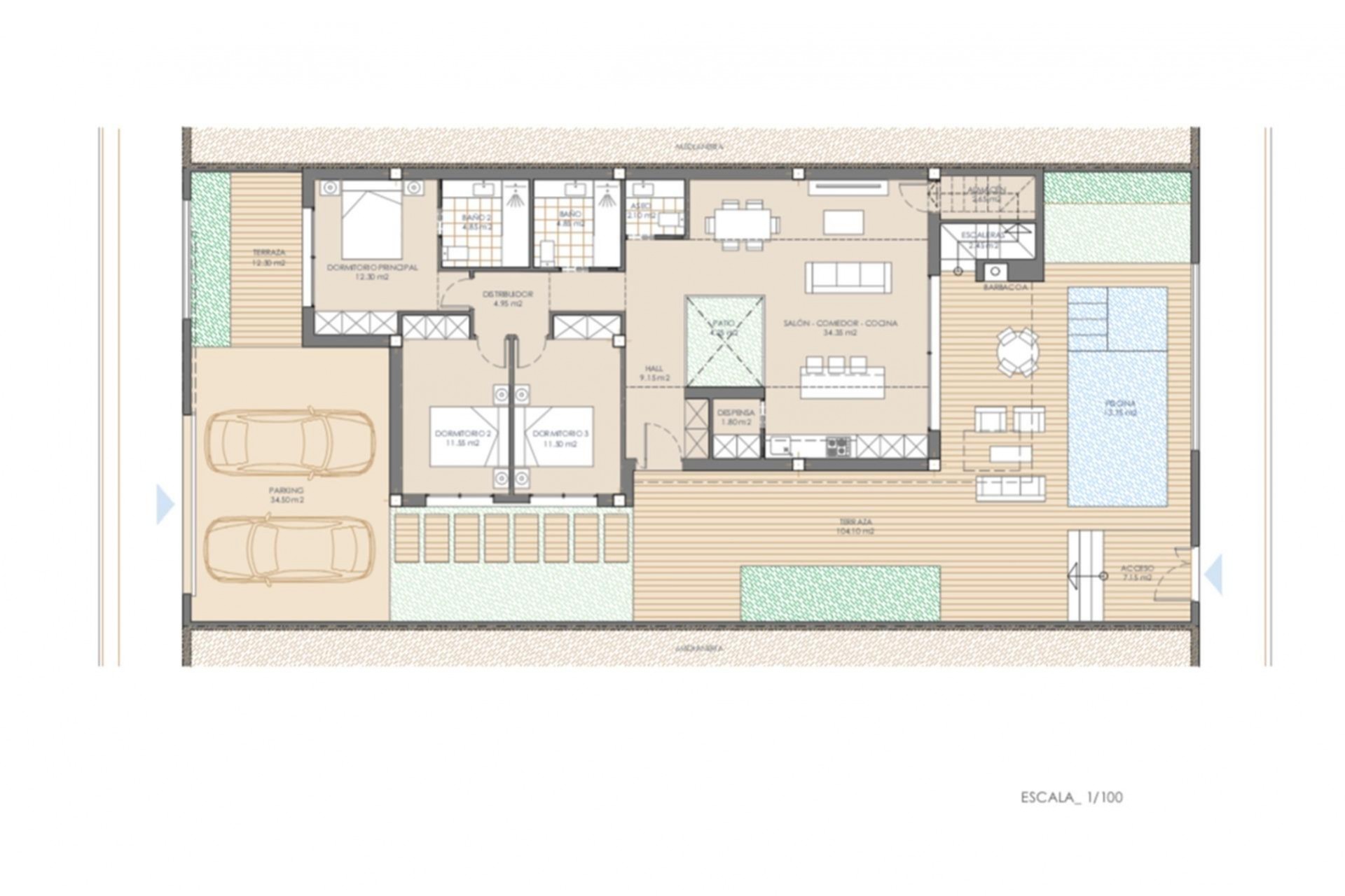 Nybygg - Villa -
San Juan de los Terreros - Las Mimosas