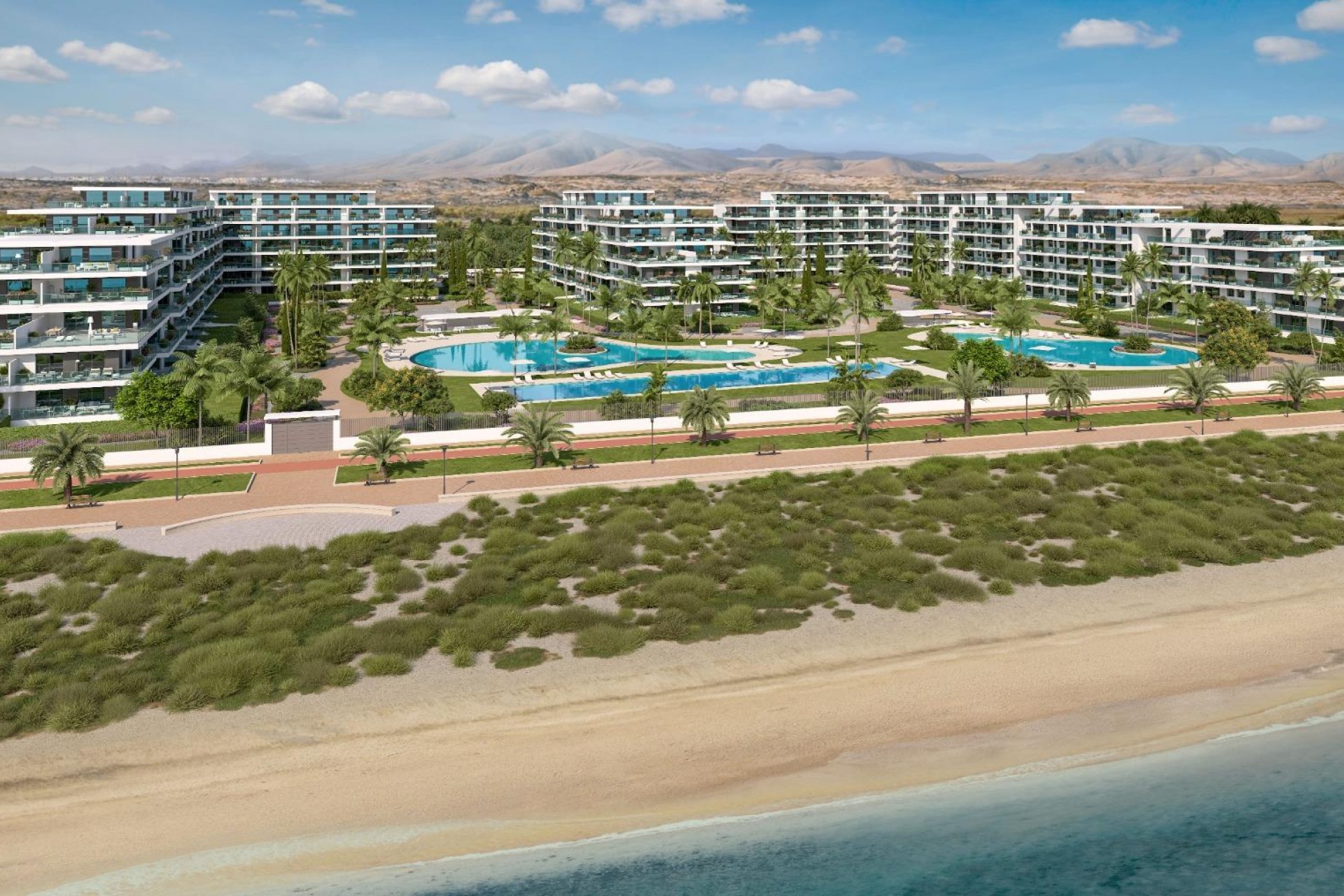 Nybyggnation - Apartment -
Almerimar - 1ª Linea De Playa