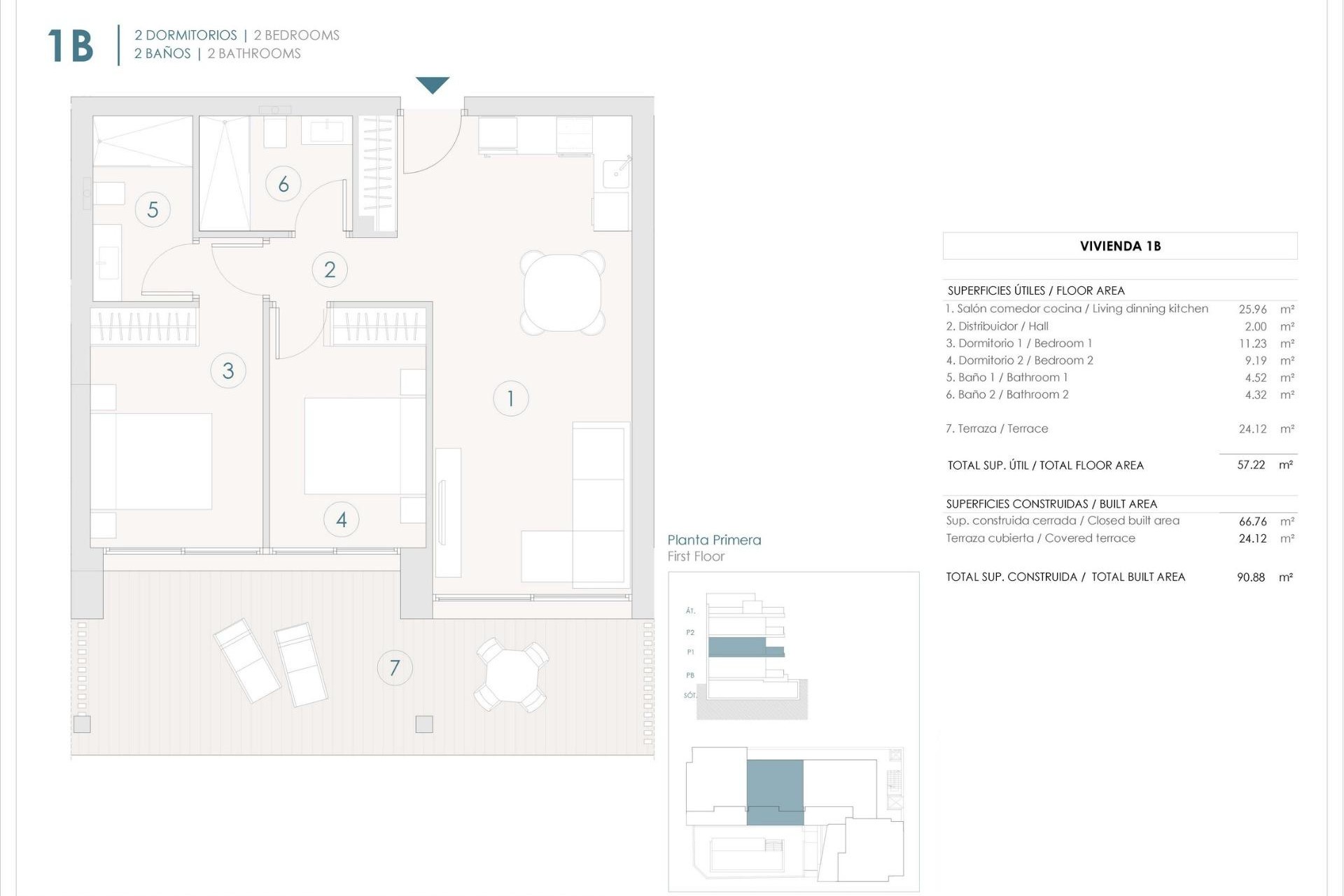 Nybyggnation - Apartment -
Benijofar - Pueblo