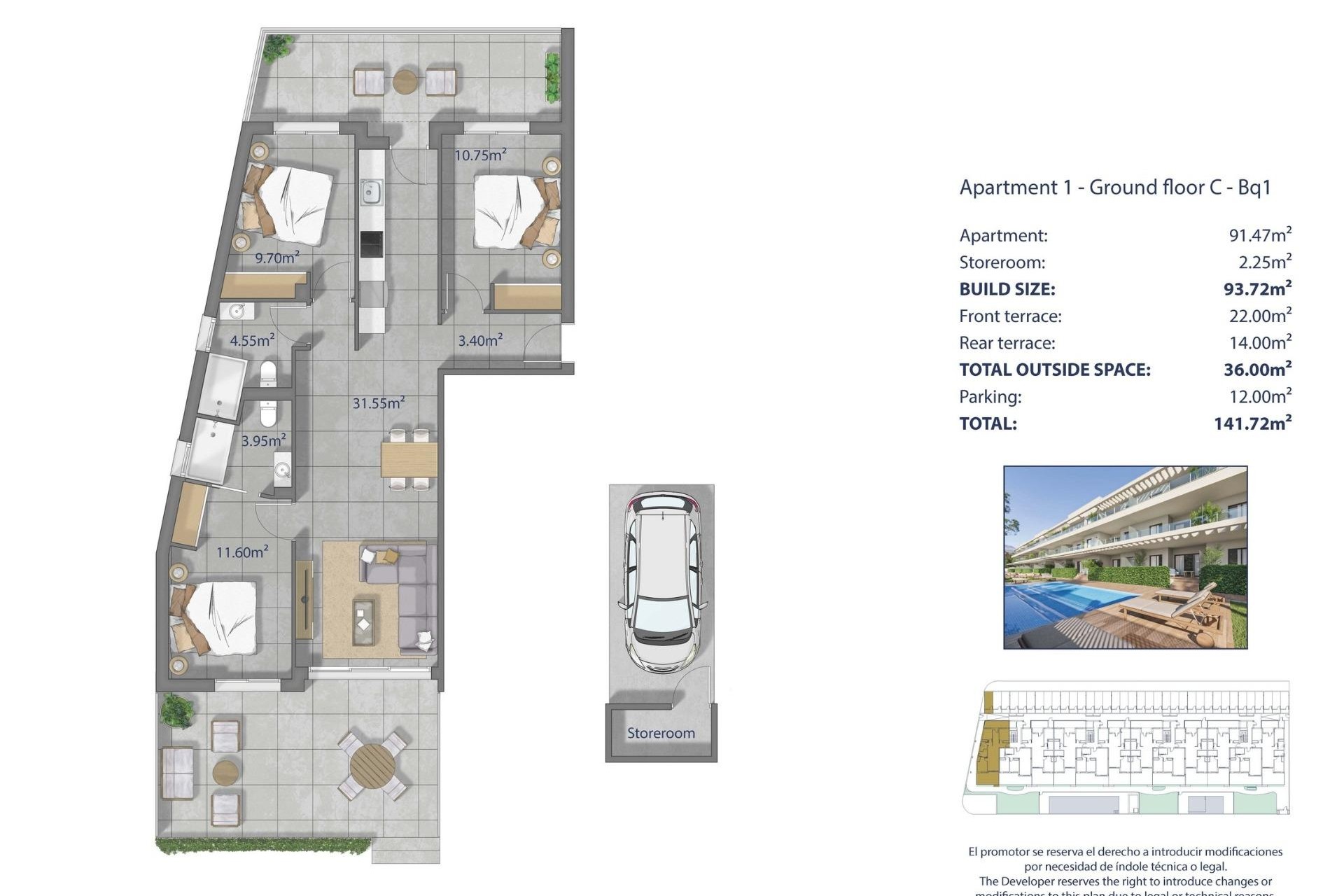 Nybyggnation - Apartment -
Los Alcazares - Los Narejos