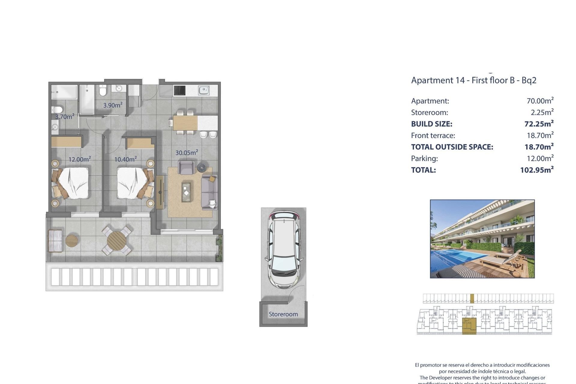 Nybyggnation - Apartment -
Los Alcazares - Los Narejos