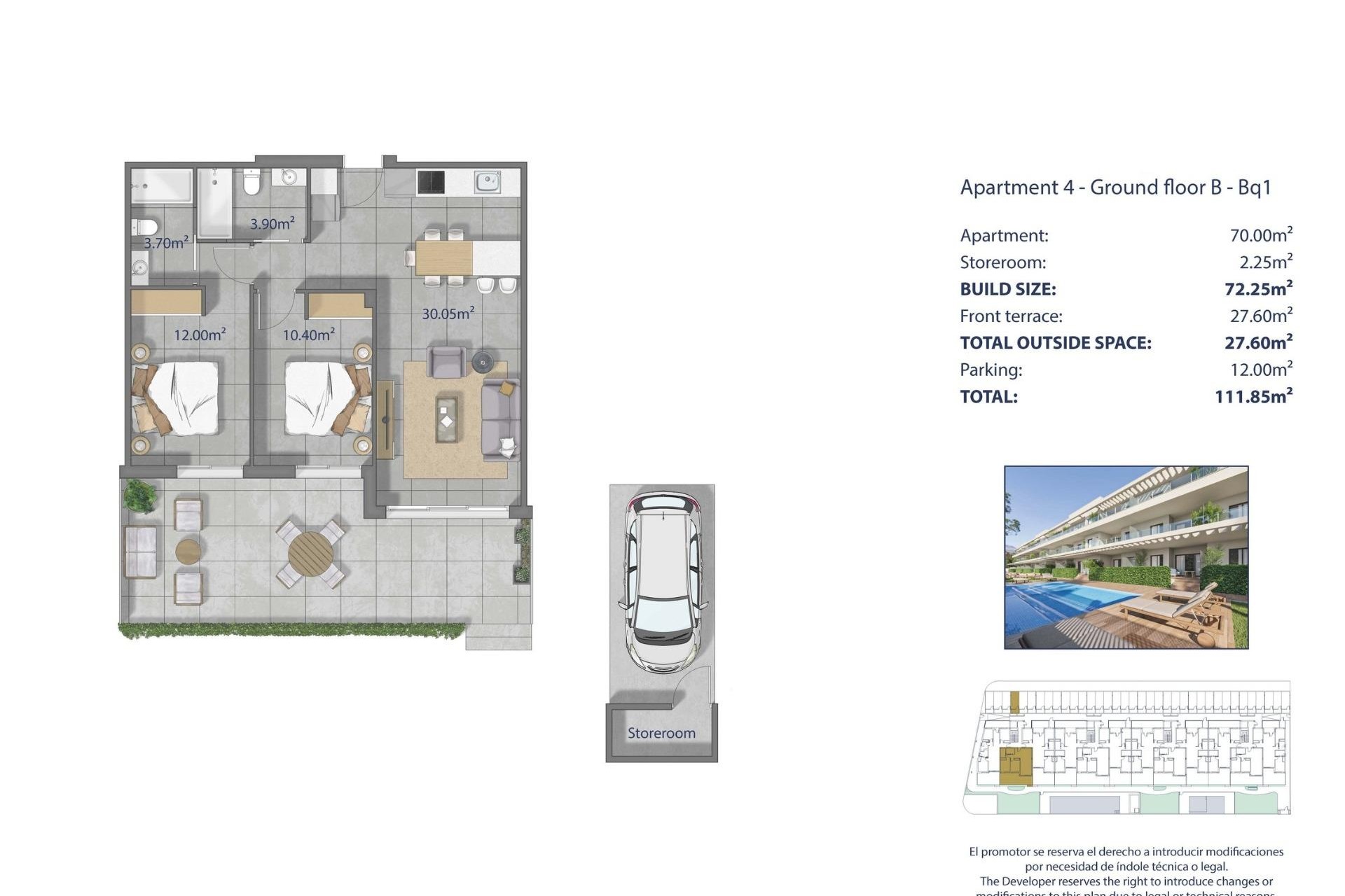 Nybyggnation - Apartment -
Los Alcazares - Los Narejos