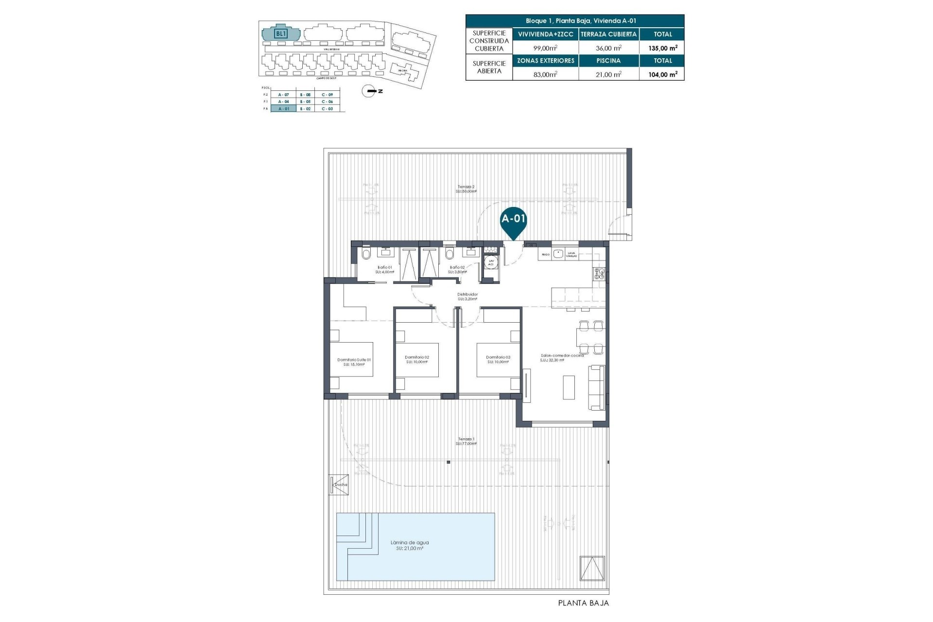 Nybyggnation - Apartment -
Los Alcazares - Serena Golf