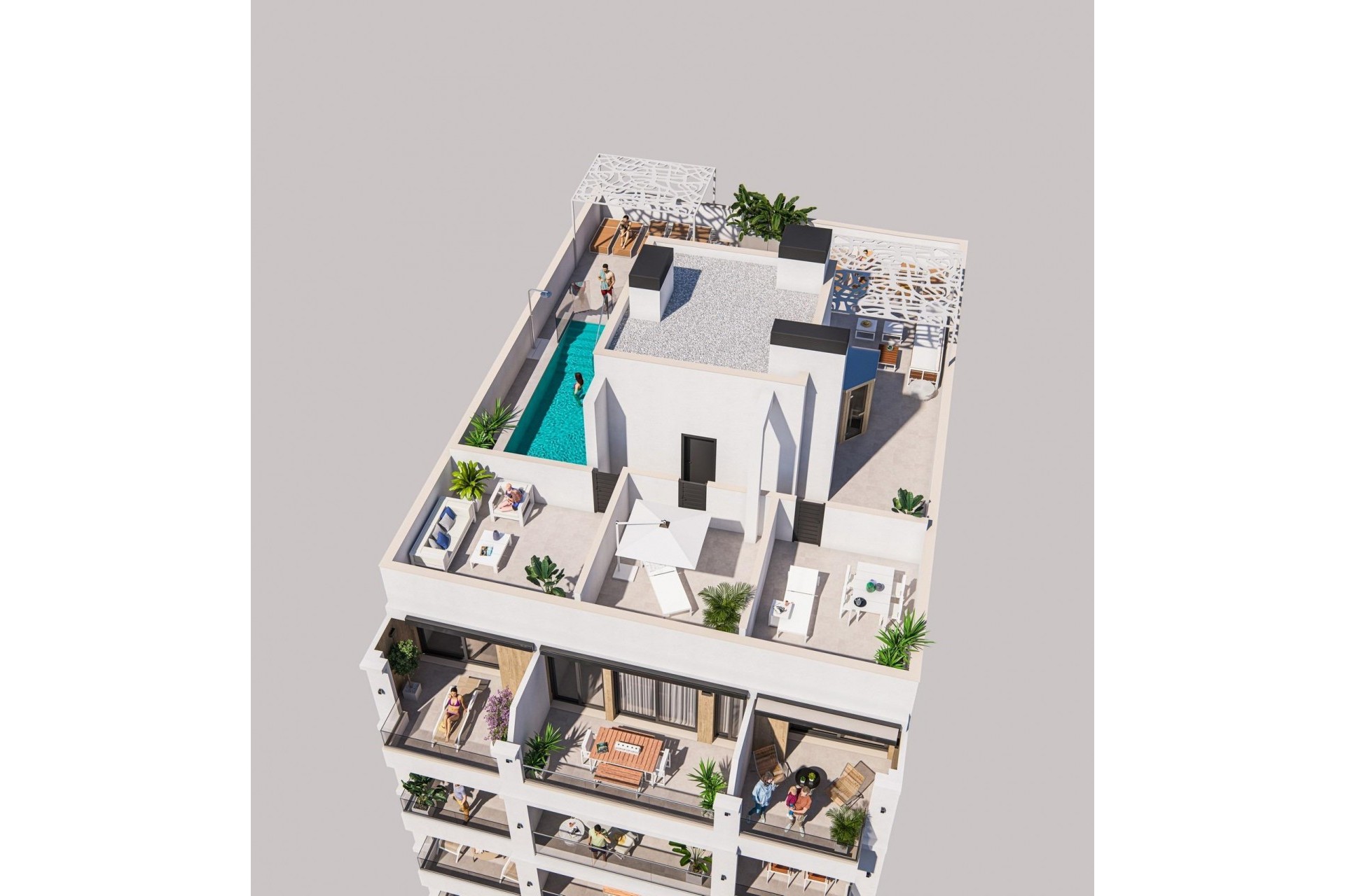 Nybyggnation - Apartment -
Torrevieja - Playa de El Cura