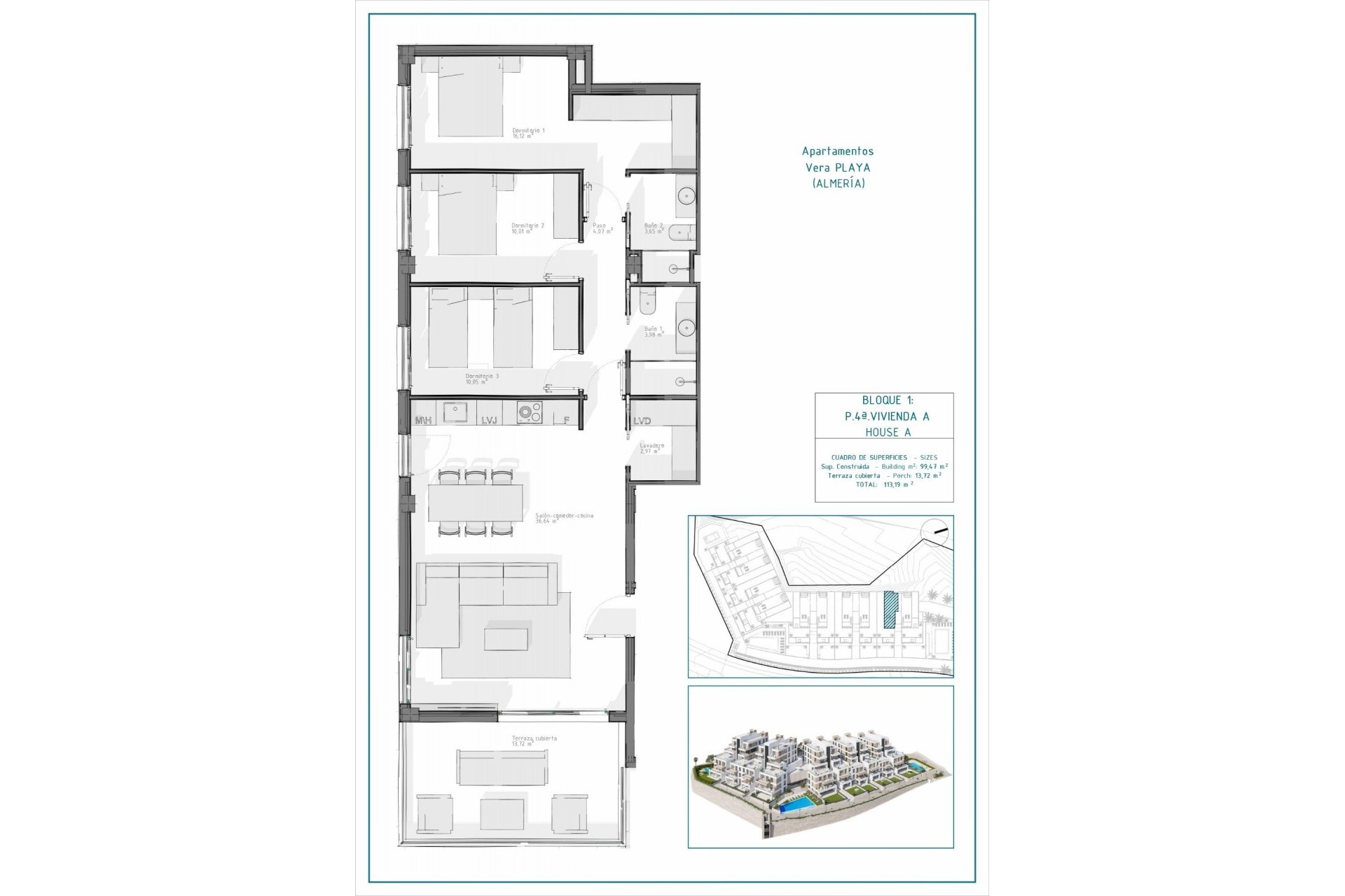 Nybyggnation - Apartment -
Vera - Pueblo Salinas