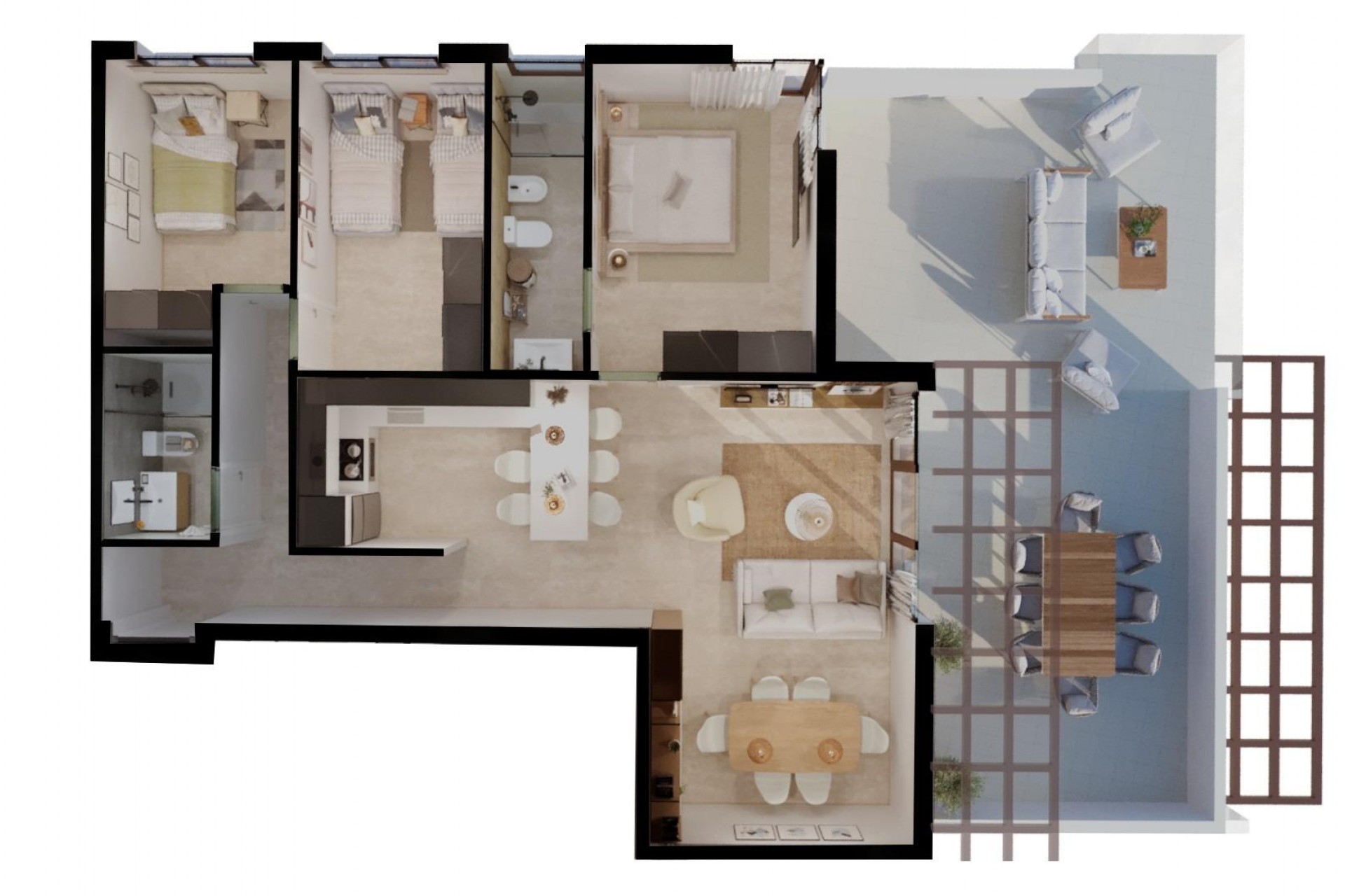 Nybyggnation - Apartment -
Vera - Vera Playa