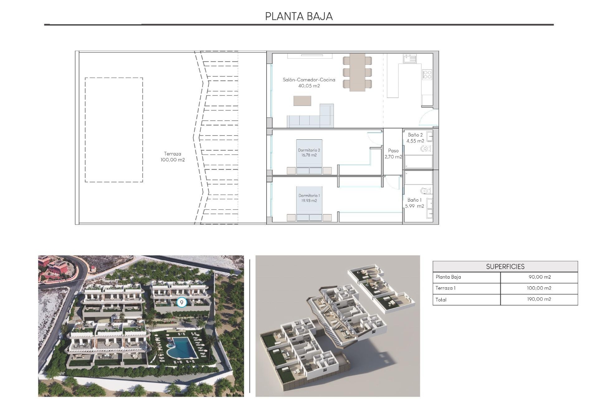 Nybyggnation - Bungalow -
Finestrat - Balcón De Finestrat