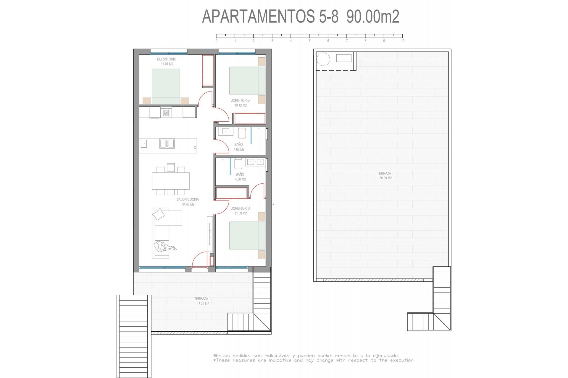 Nybyggnation - Bungalow -
Pilar de la Horadada - Parque del Mediterraneo