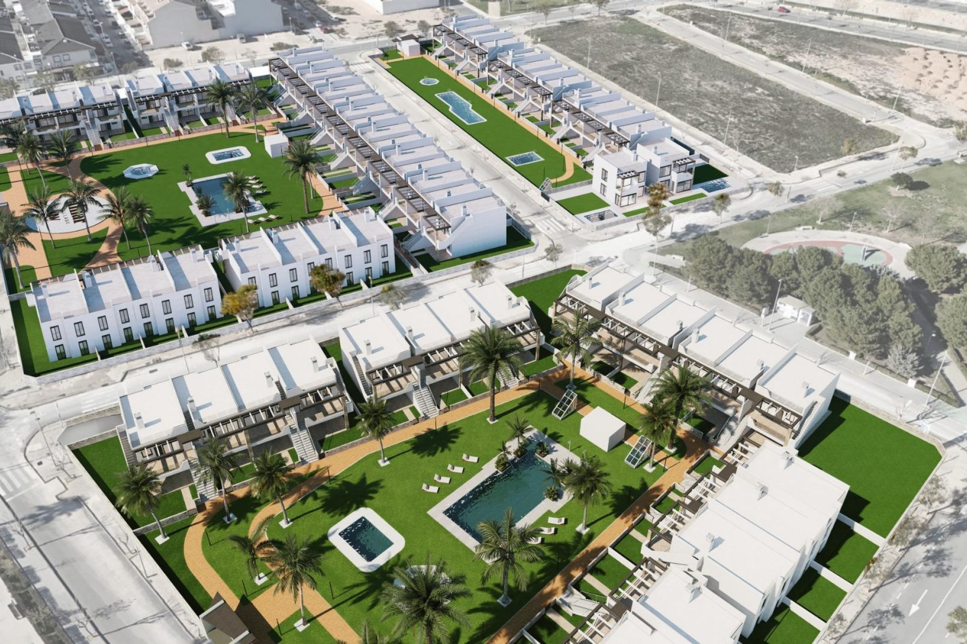 Nybyggnation - Bungalow -
Pilar de la Horadada - pueblo