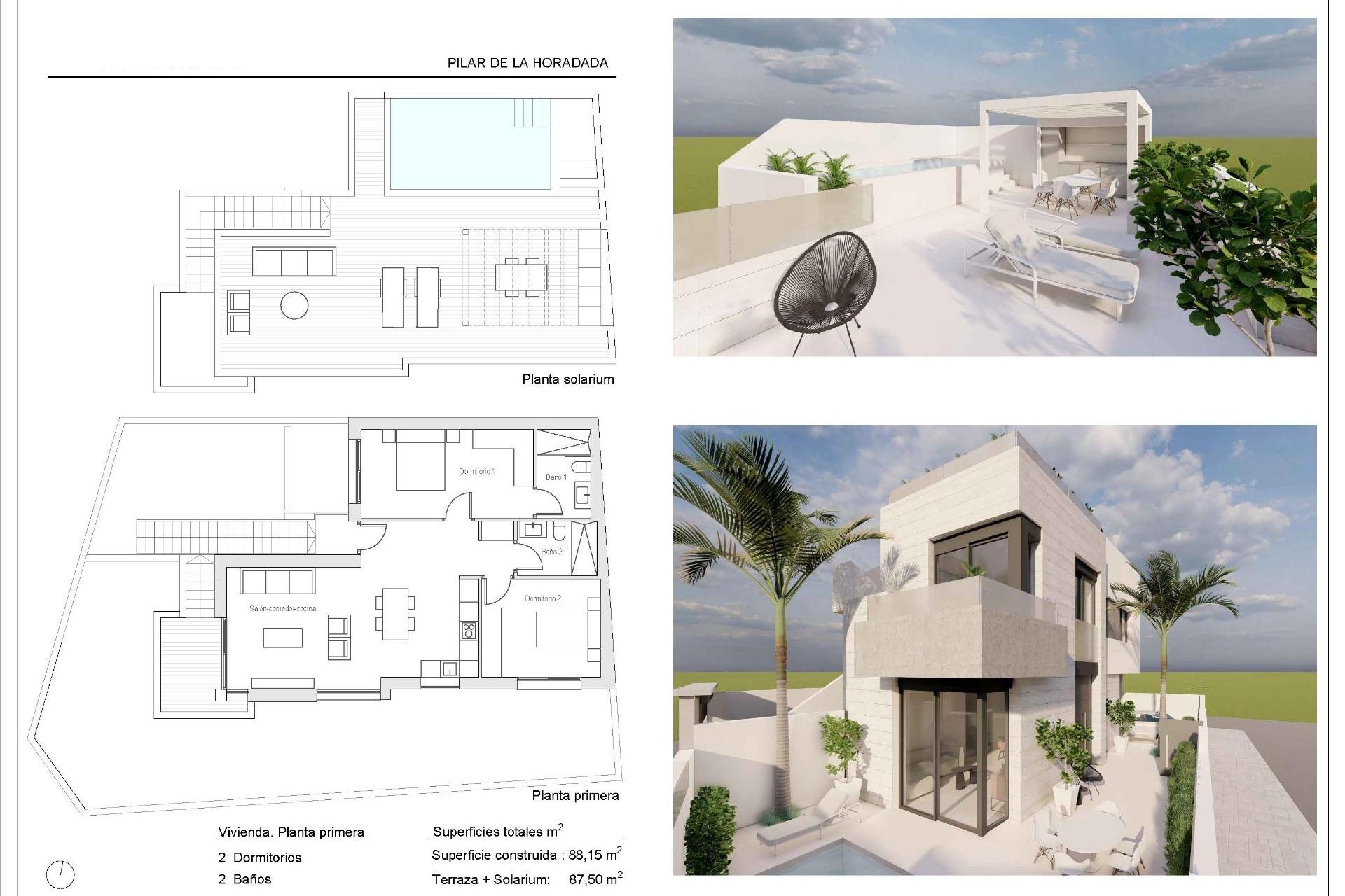 Nybyggnation - Bungalow -
Pilar de la Horadada - pueblo