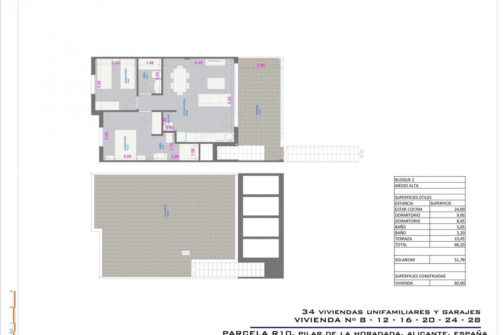 Nybyggnation - Bungalow -
Pilar de la Horadada - pueblo