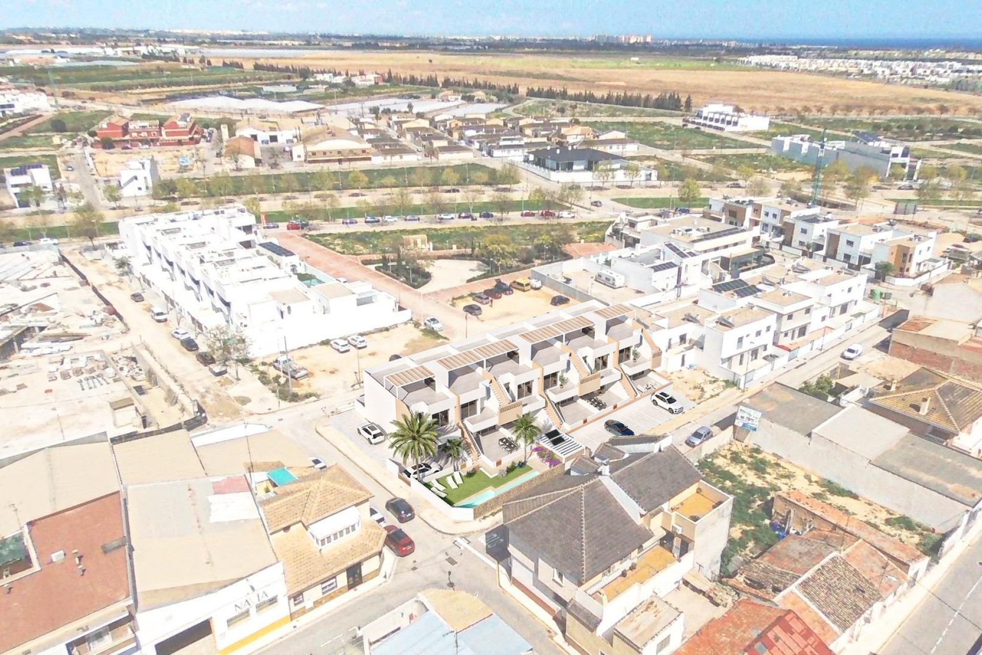 Nybyggnation - Bungalow -
Pilar de la Horadada - pueblo