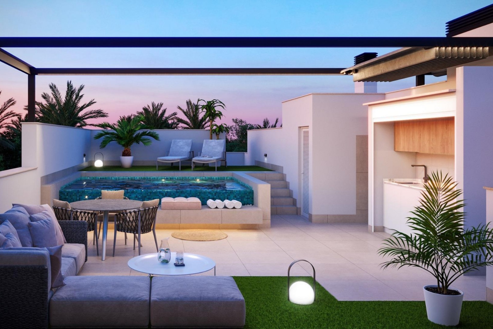 Nybyggnation - Bungalow -
Pilar de la Horadada - pueblo