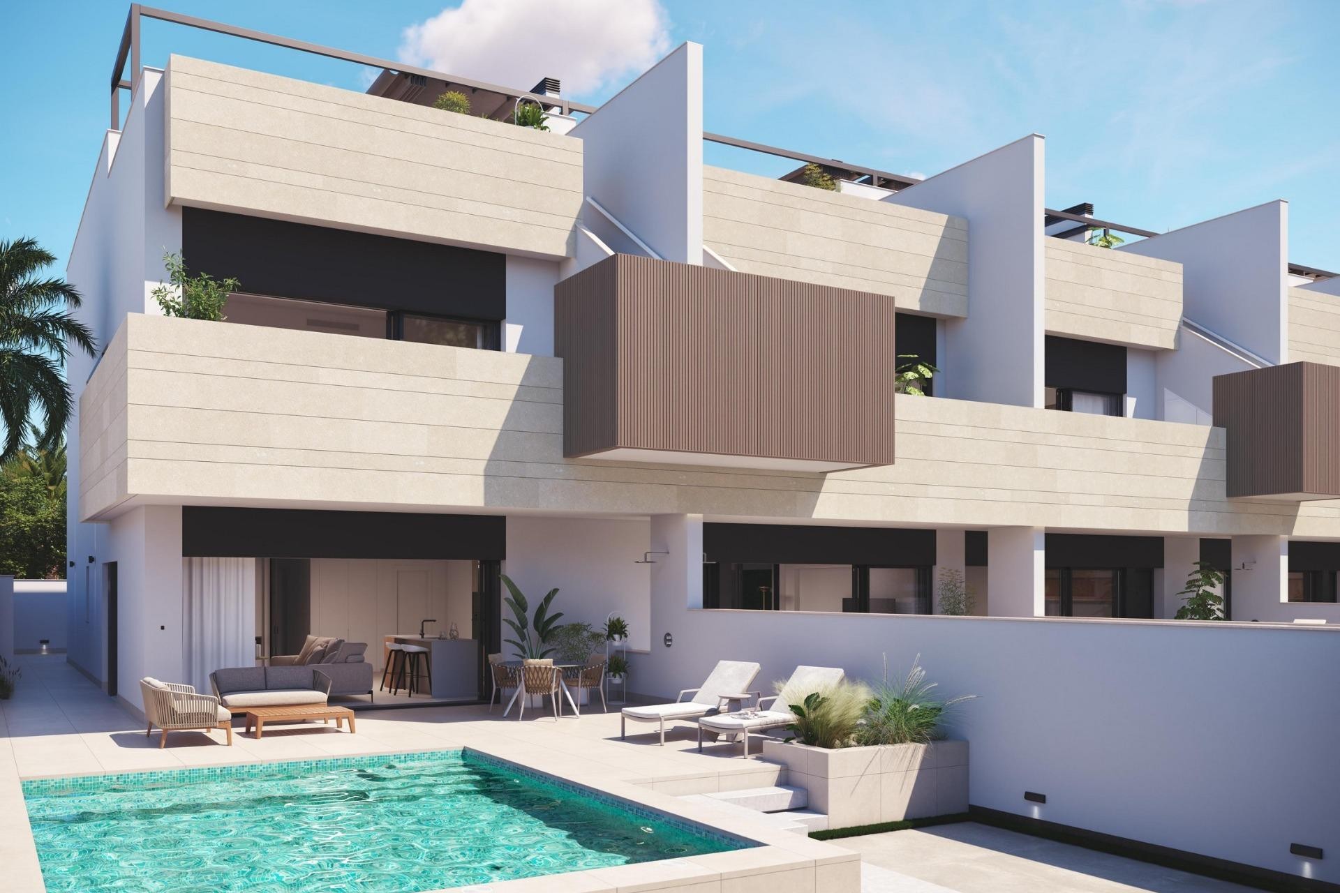 Nybyggnation - Bungalow -
Pilar de la Horadada - pueblo