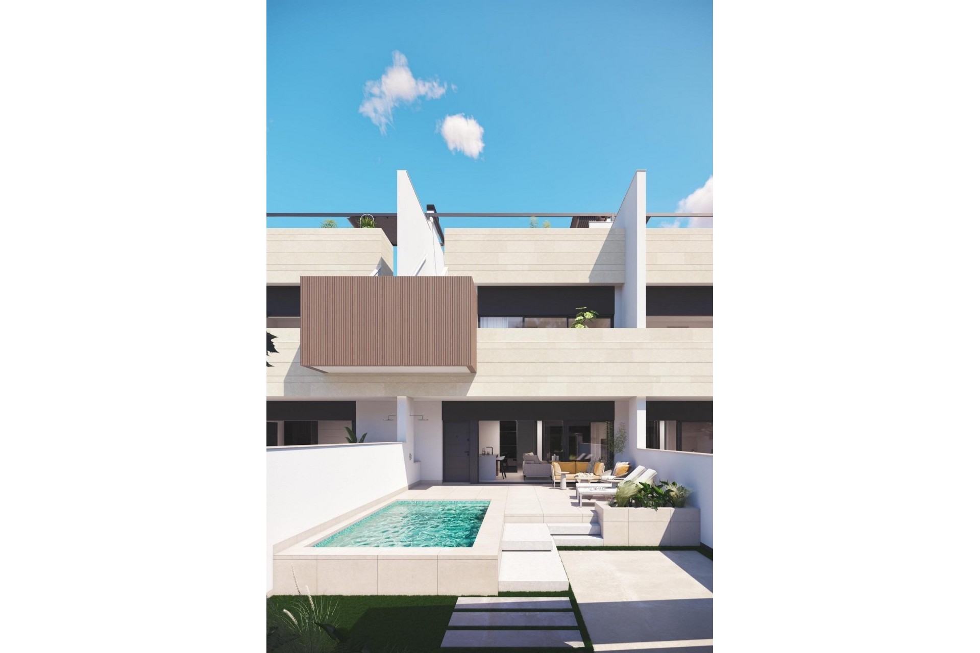 Nybyggnation - Bungalow -
Pilar de la Horadada - pueblo