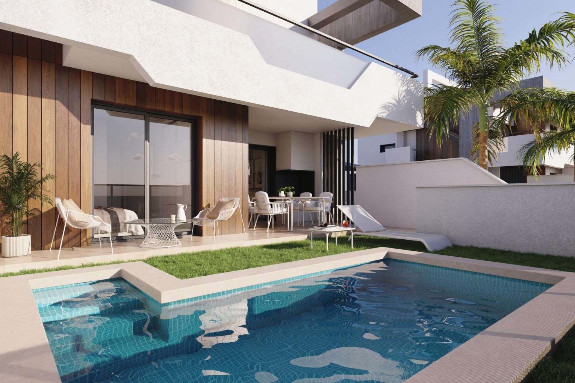 Nybyggnation - Bungalow -
Puerto de Mazarron - Playa Negra