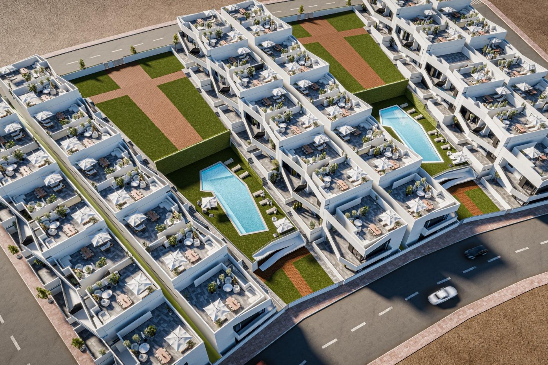 Nybyggnation - Bungalow -
San Miguel de Salinas - Pueblo