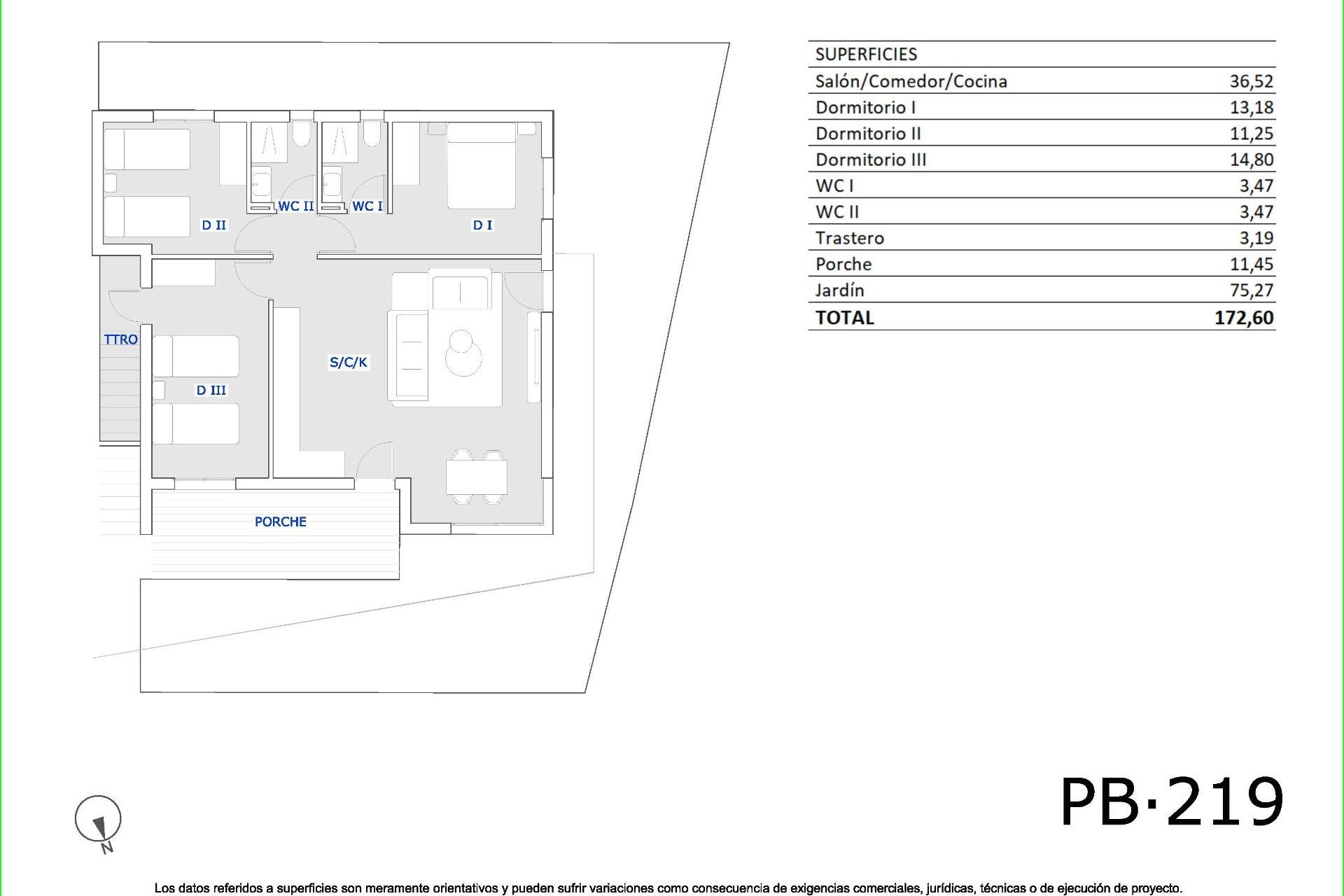 Nybyggnation - Bungalow -
San Miguel de Salinas - Pueblo