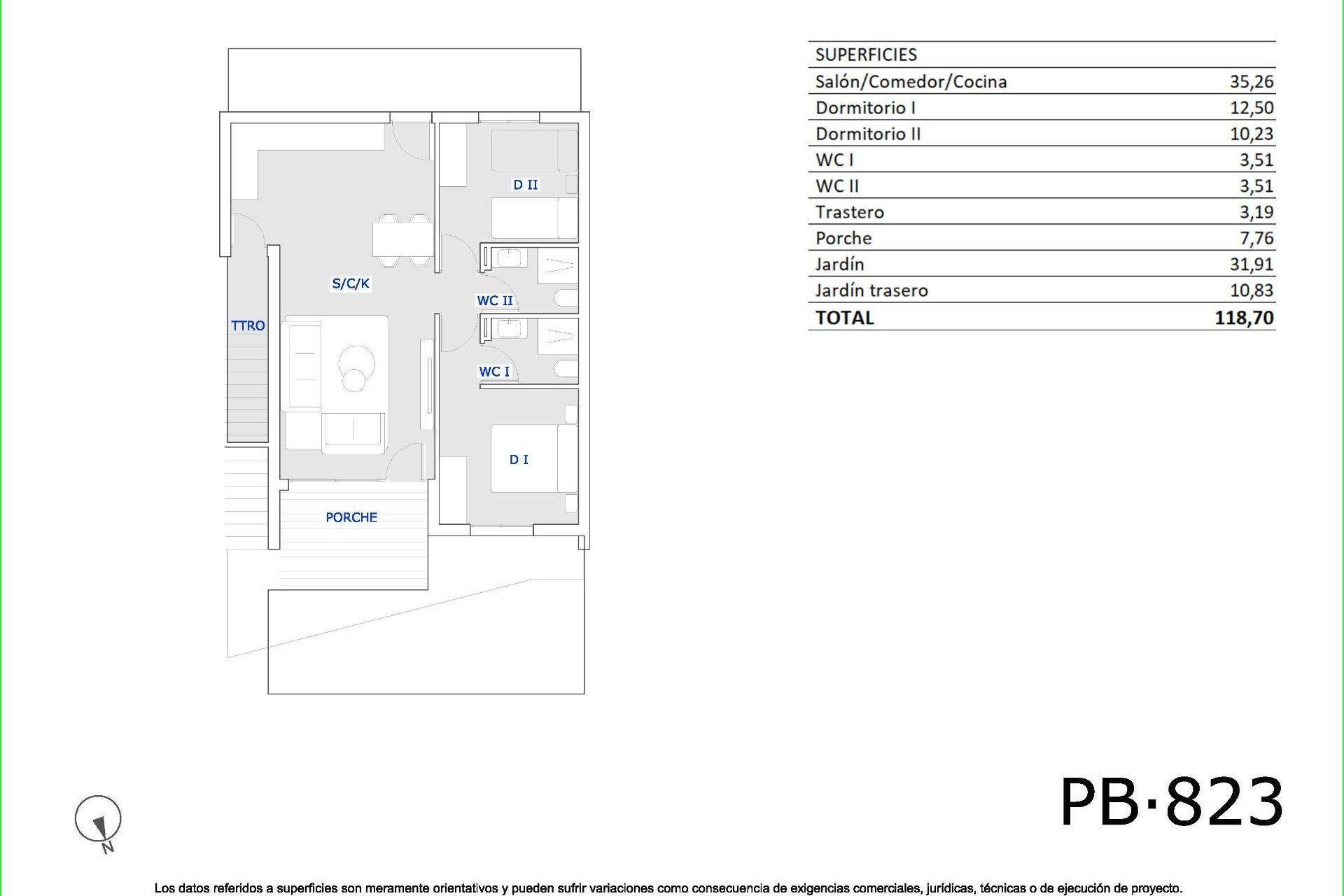 Nybyggnation - Bungalow -
San Miguel de Salinas - Pueblo