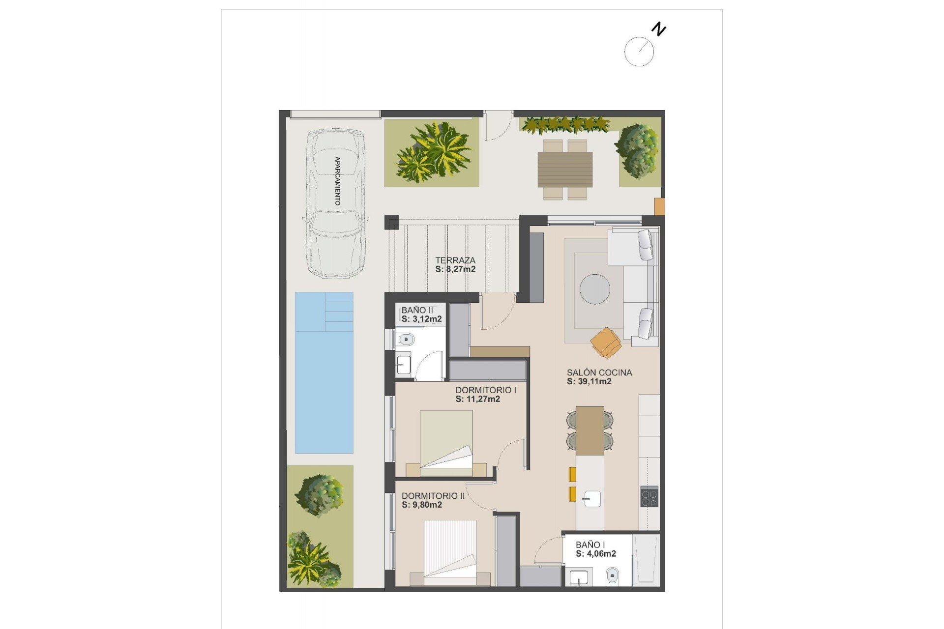 Nybyggnation - Quad House -
Torre Pacheco - El Alba